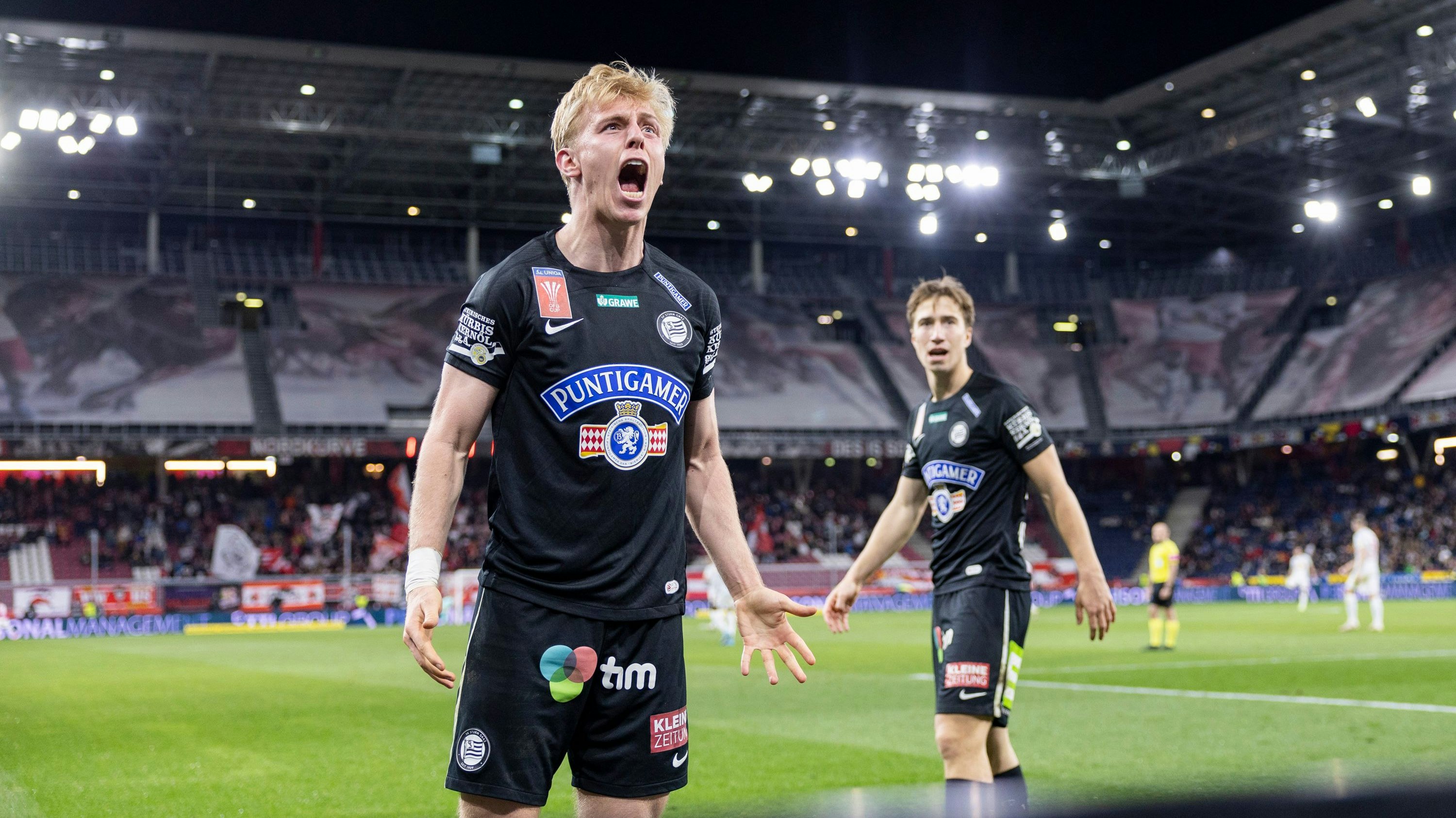 Sturm besiegte Salzburg mit 4:3.