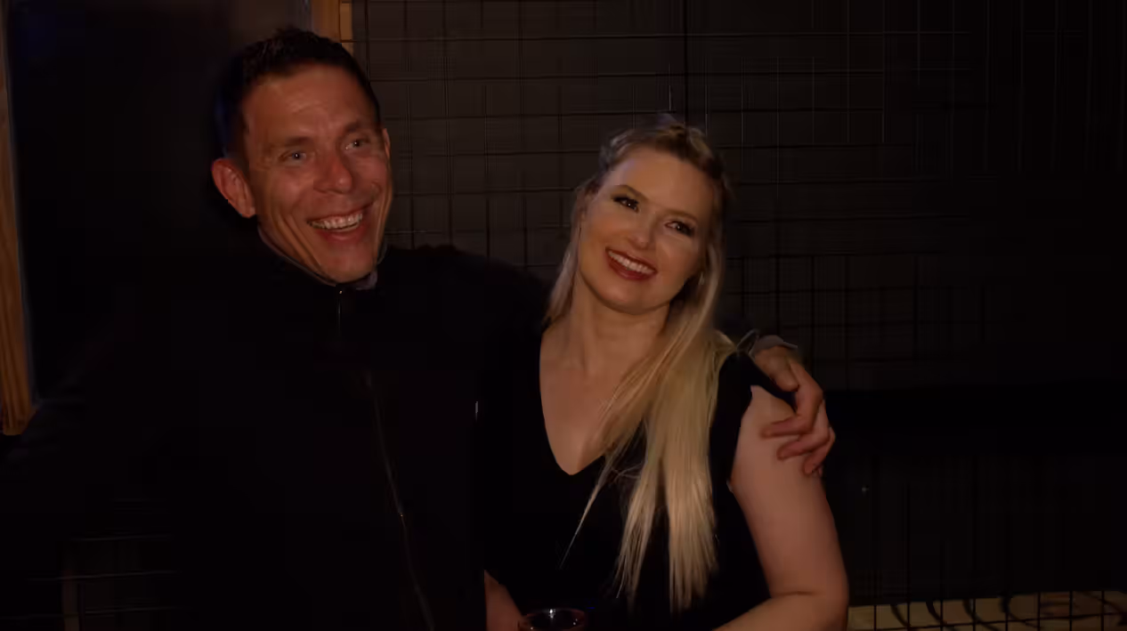 Porno-Star Mick Blue und seine Frau Anikka.