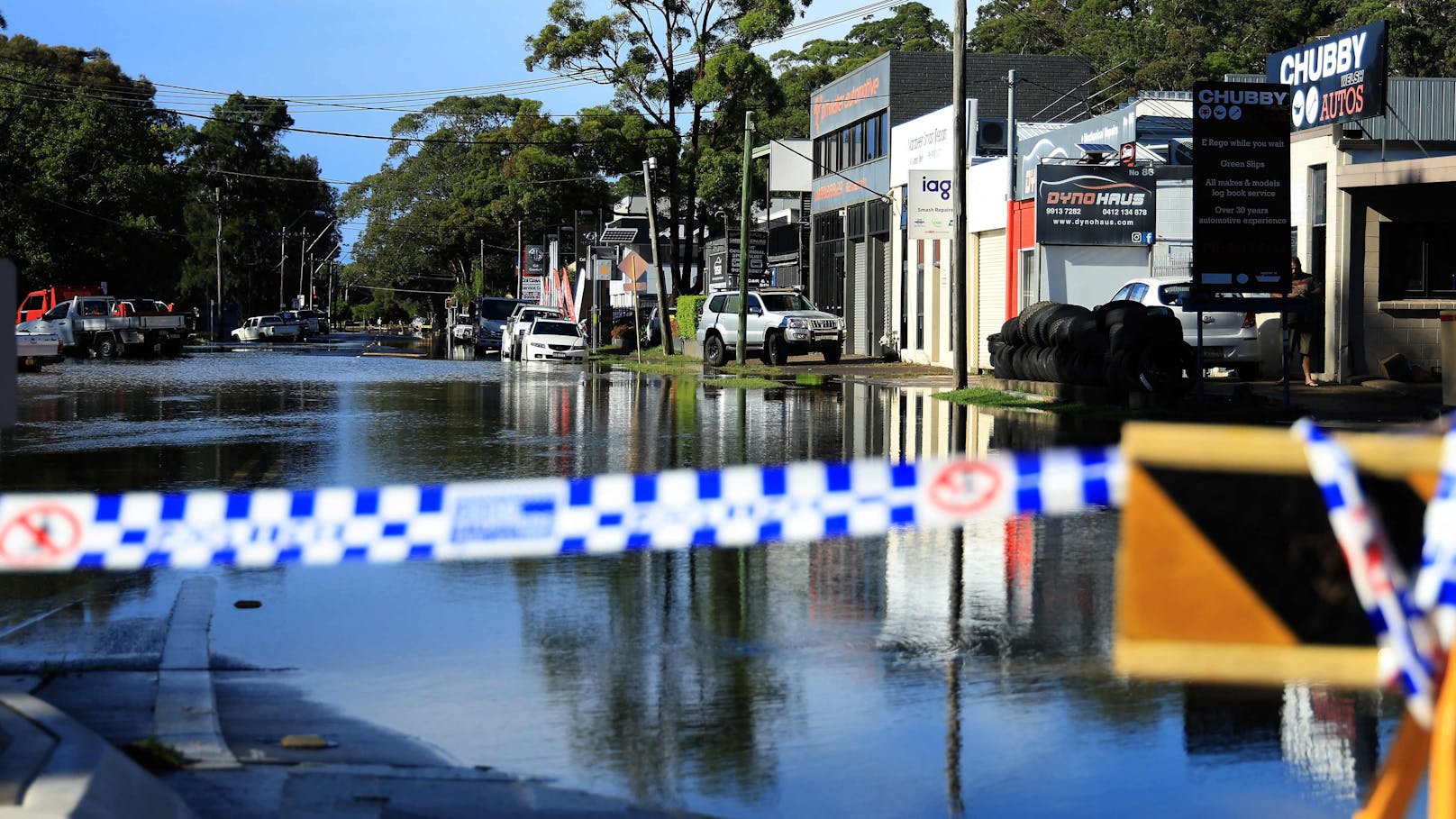 Wegen des Rekordregens mussten in Sydney hunderte Menschen ihre Häuser verlassen.