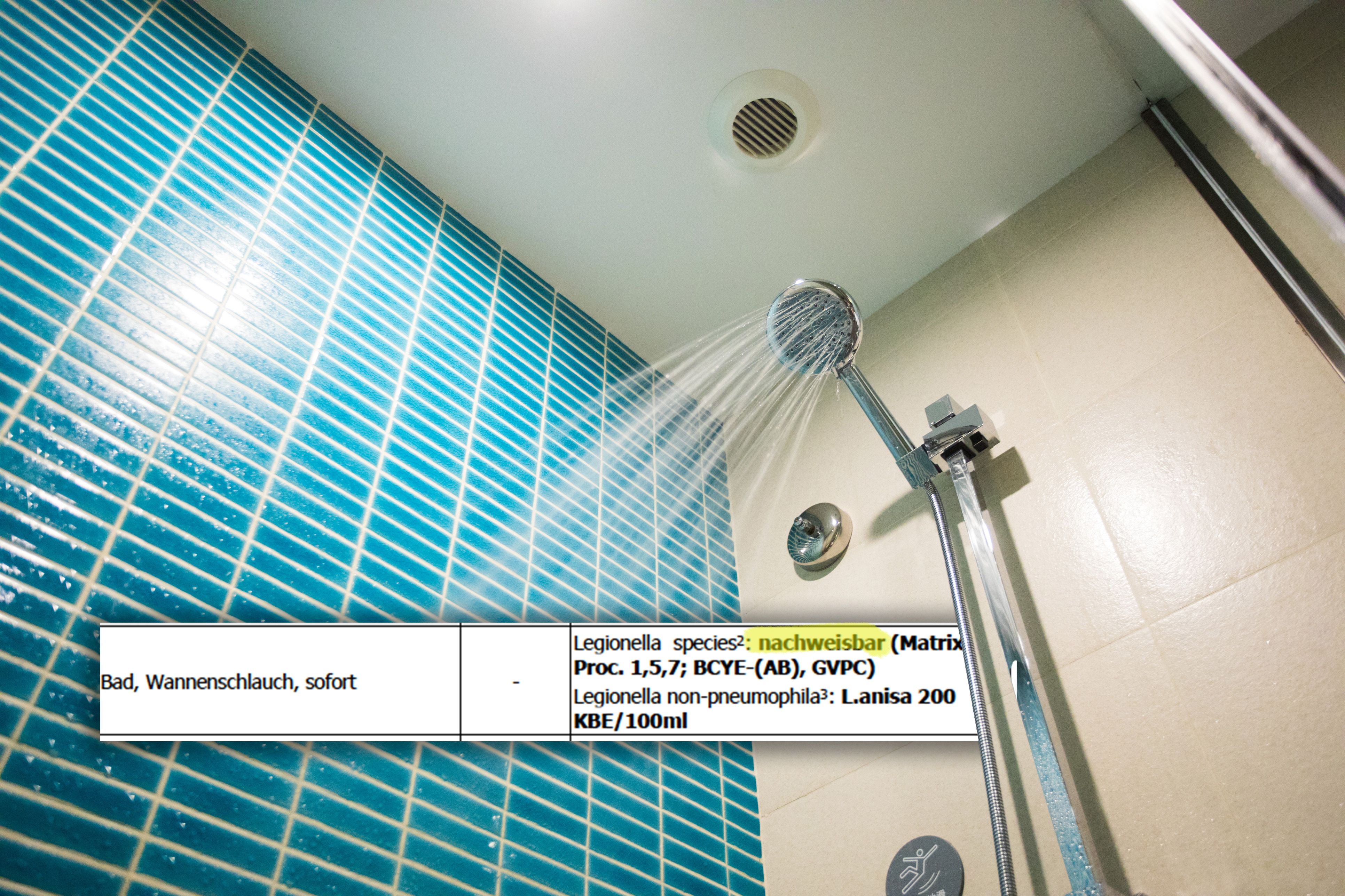 Legionellen im Dischschlauch