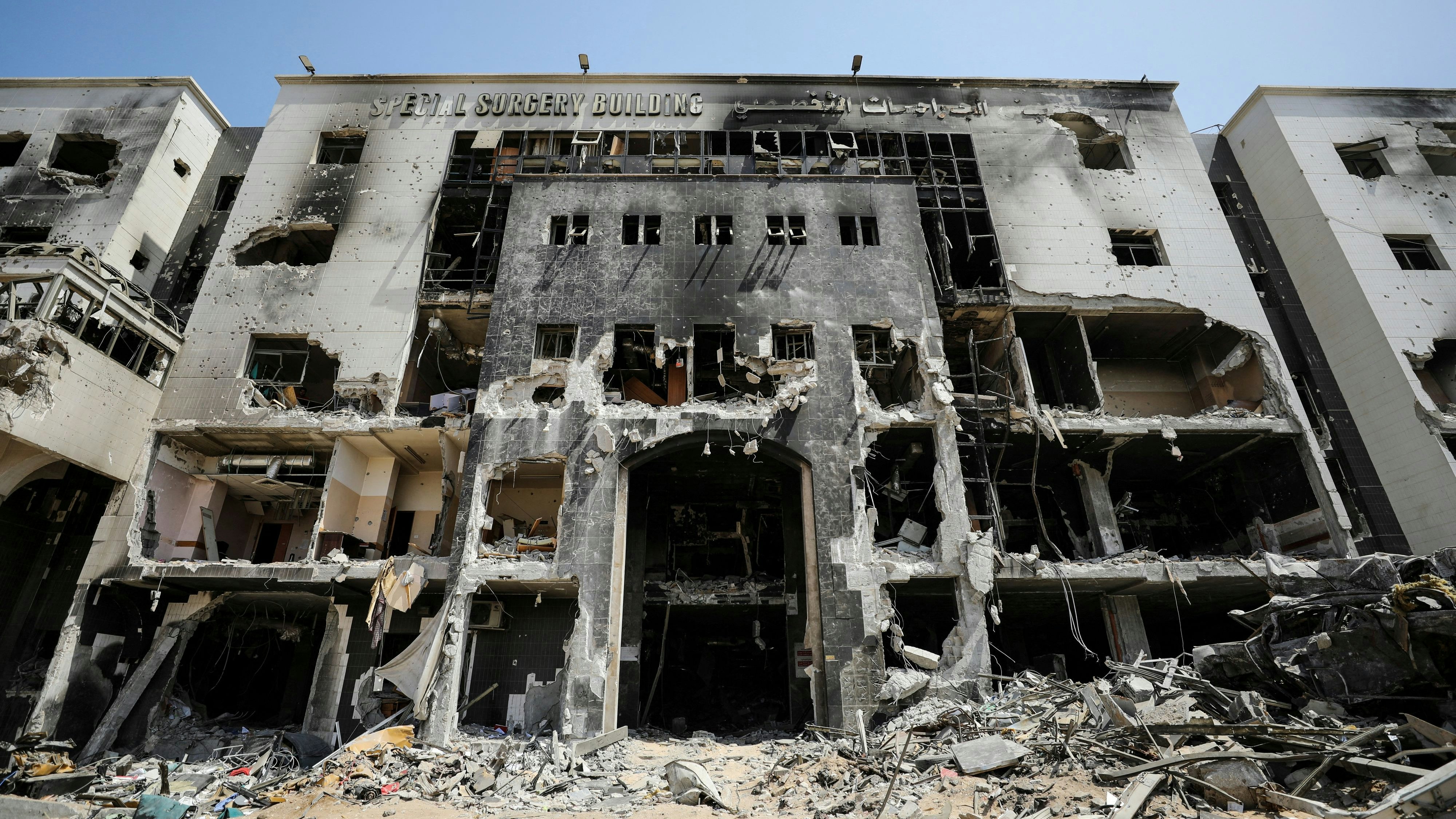 Die Belagerung der israelischen Armee dauerte rund 2 Wochen.