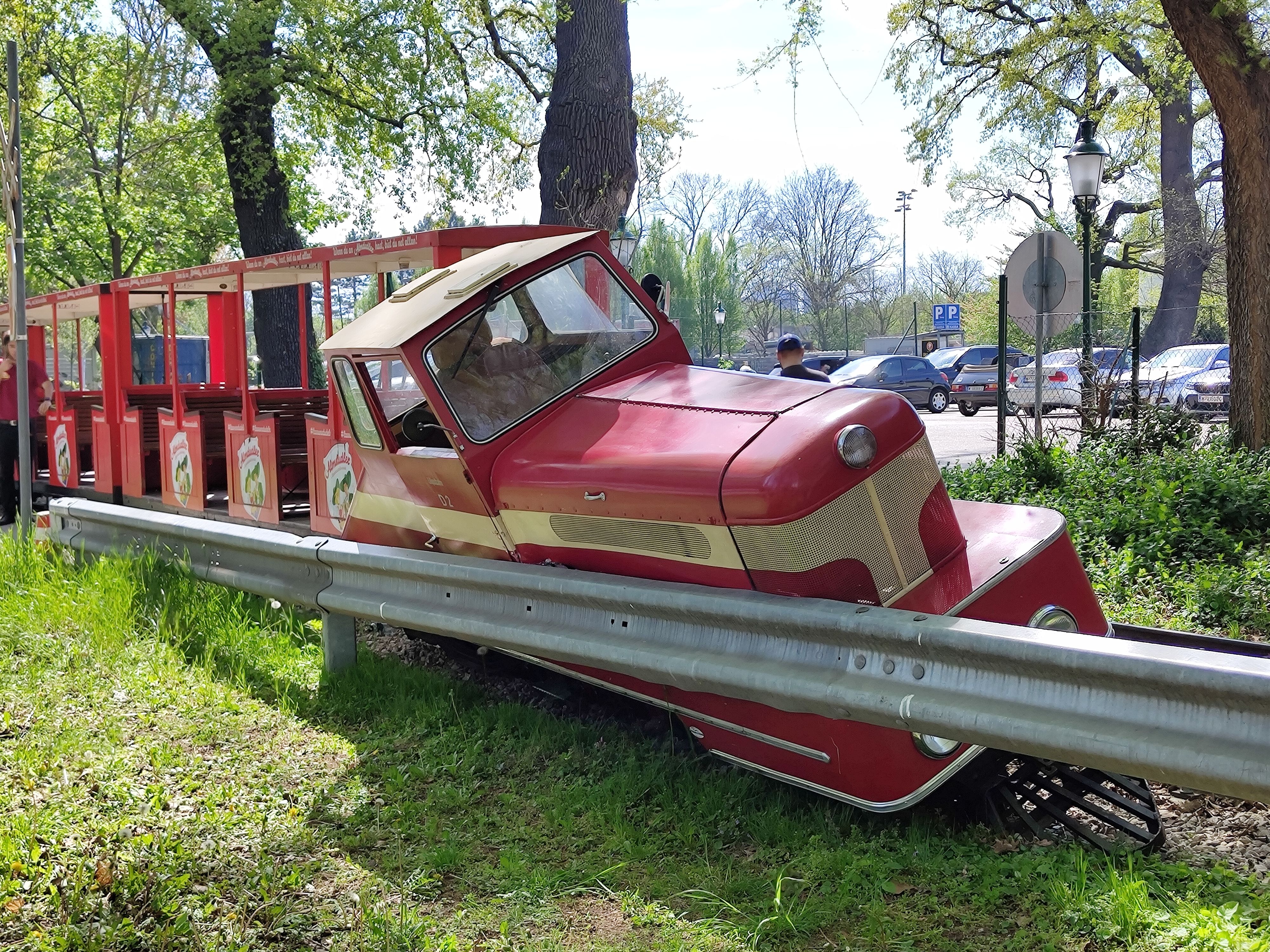Die Liliputbahn hatte am Sonntag einen Unfall. 