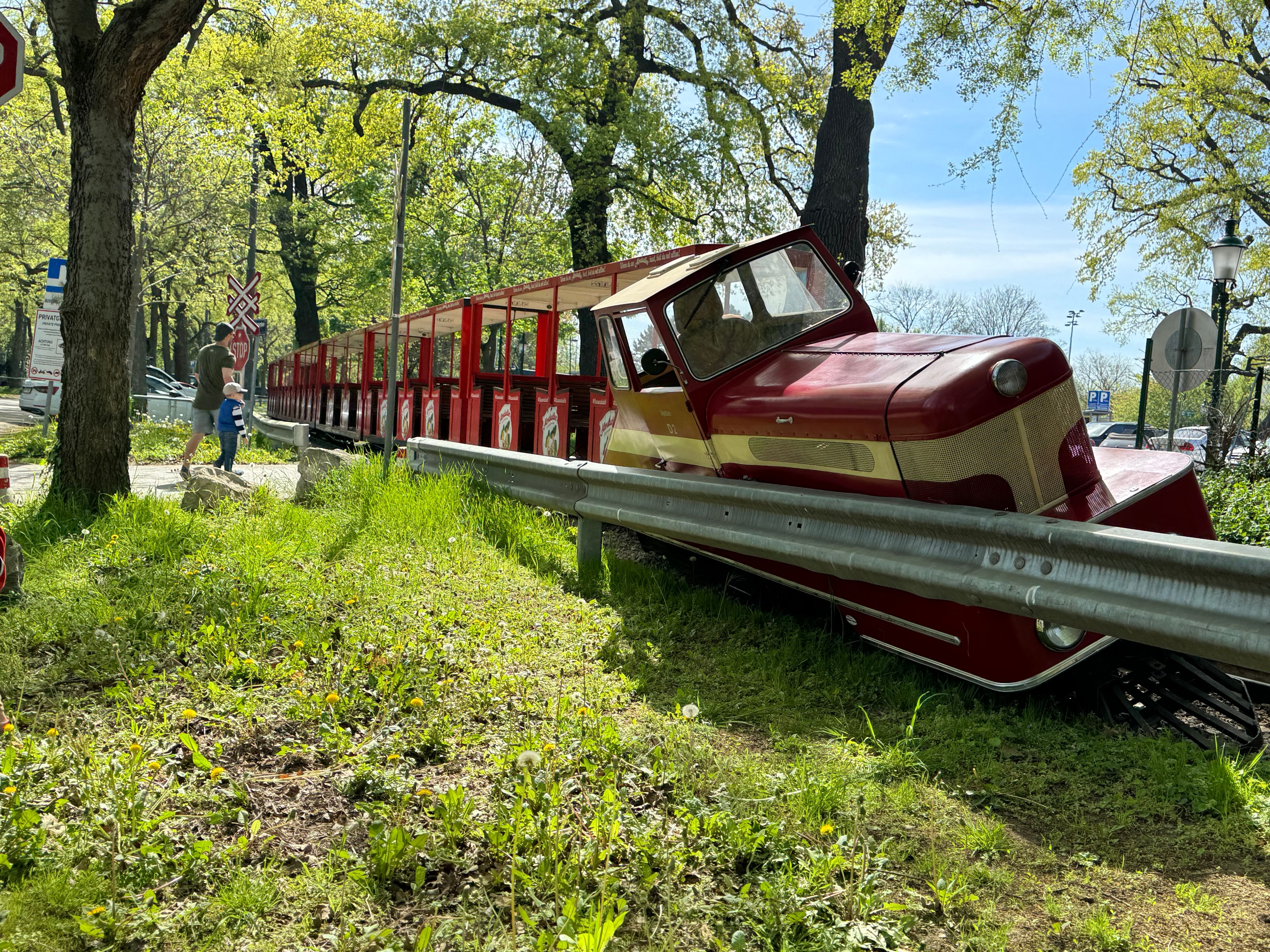 Die Liliputbahn hatte am Sonntag einen Unfall. 
