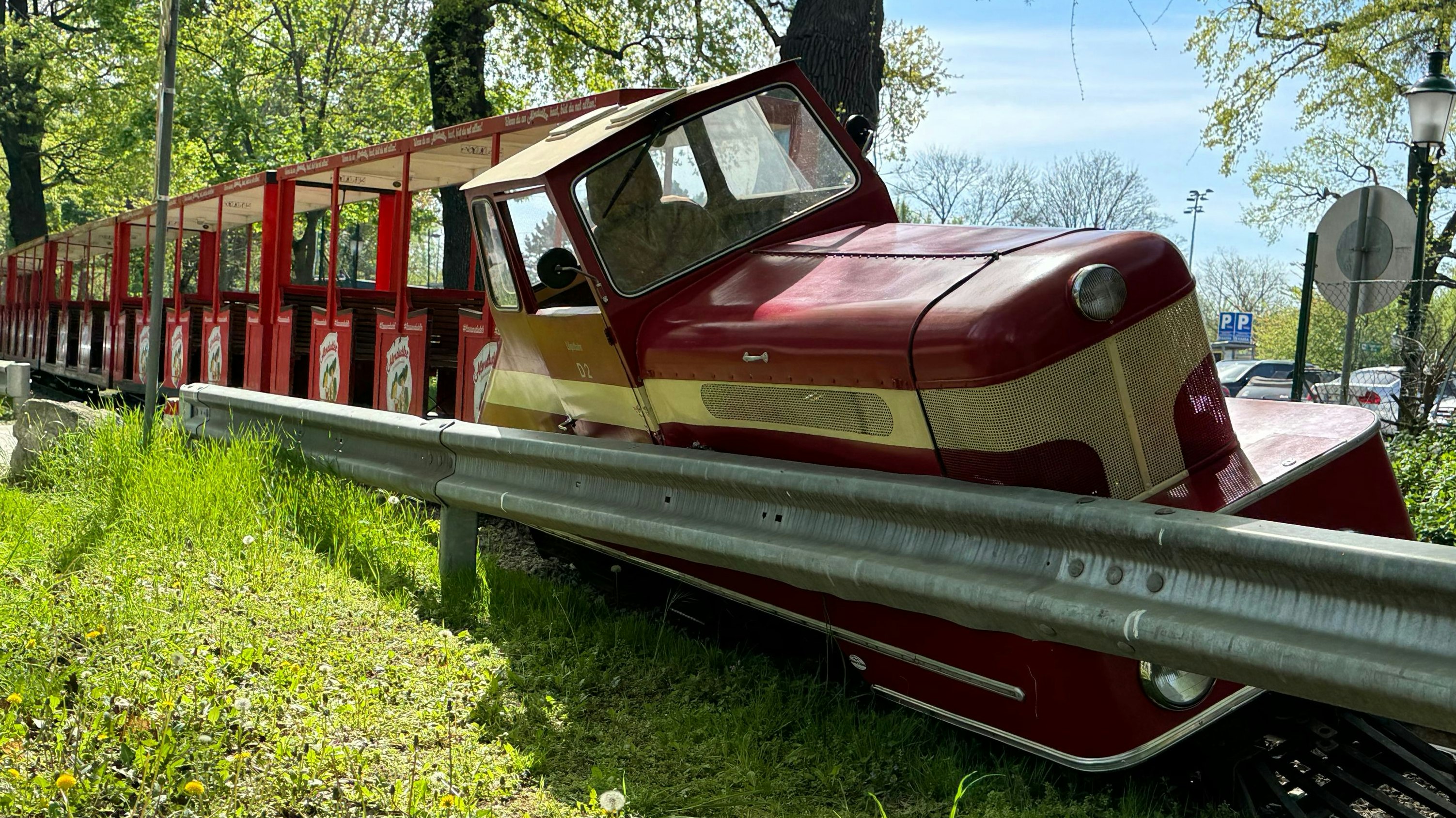 Die Liliputbahn hatte am Sonntag einen Unfall. 