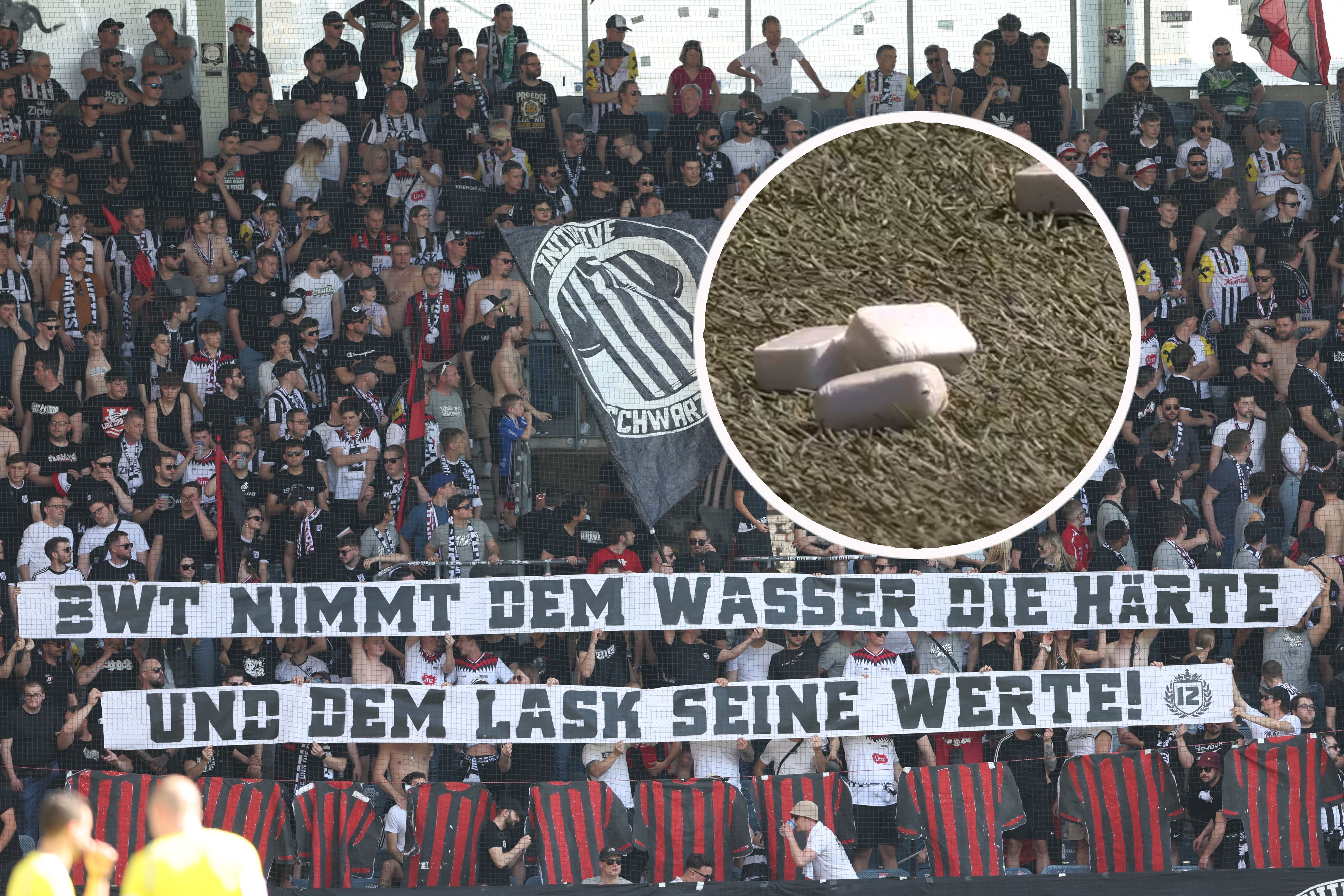 Die LASK-Anhänger haben etwas zu sagen.