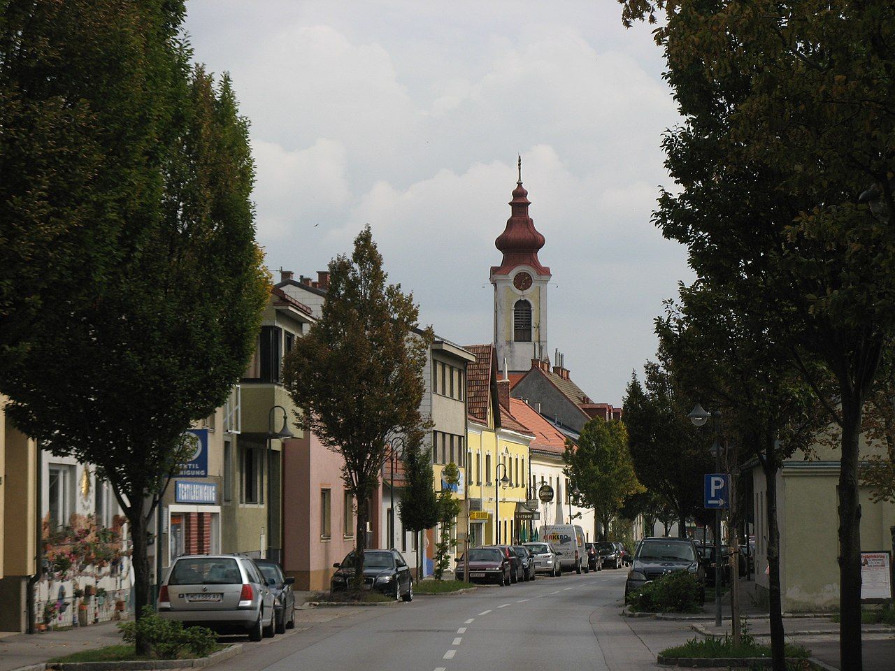 Straßenzug in Vösendorf