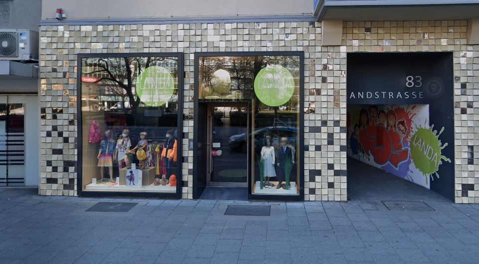 War eine echte Institution: das Modegeschäft Landa an der Linzer Landstraße.