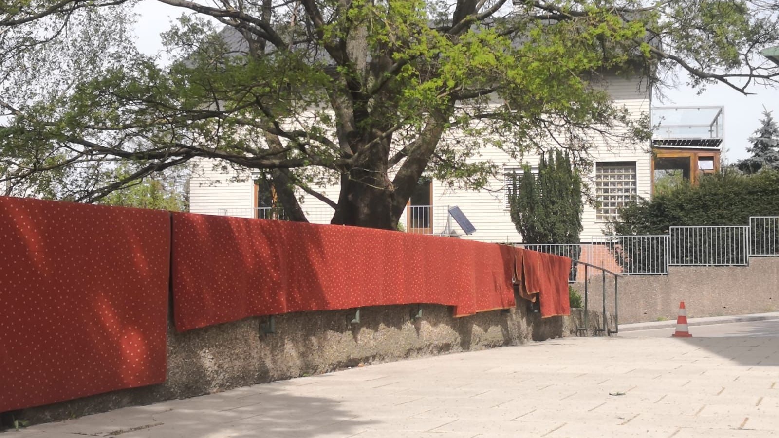 Wasserrohrbruch in Klosterneuburg