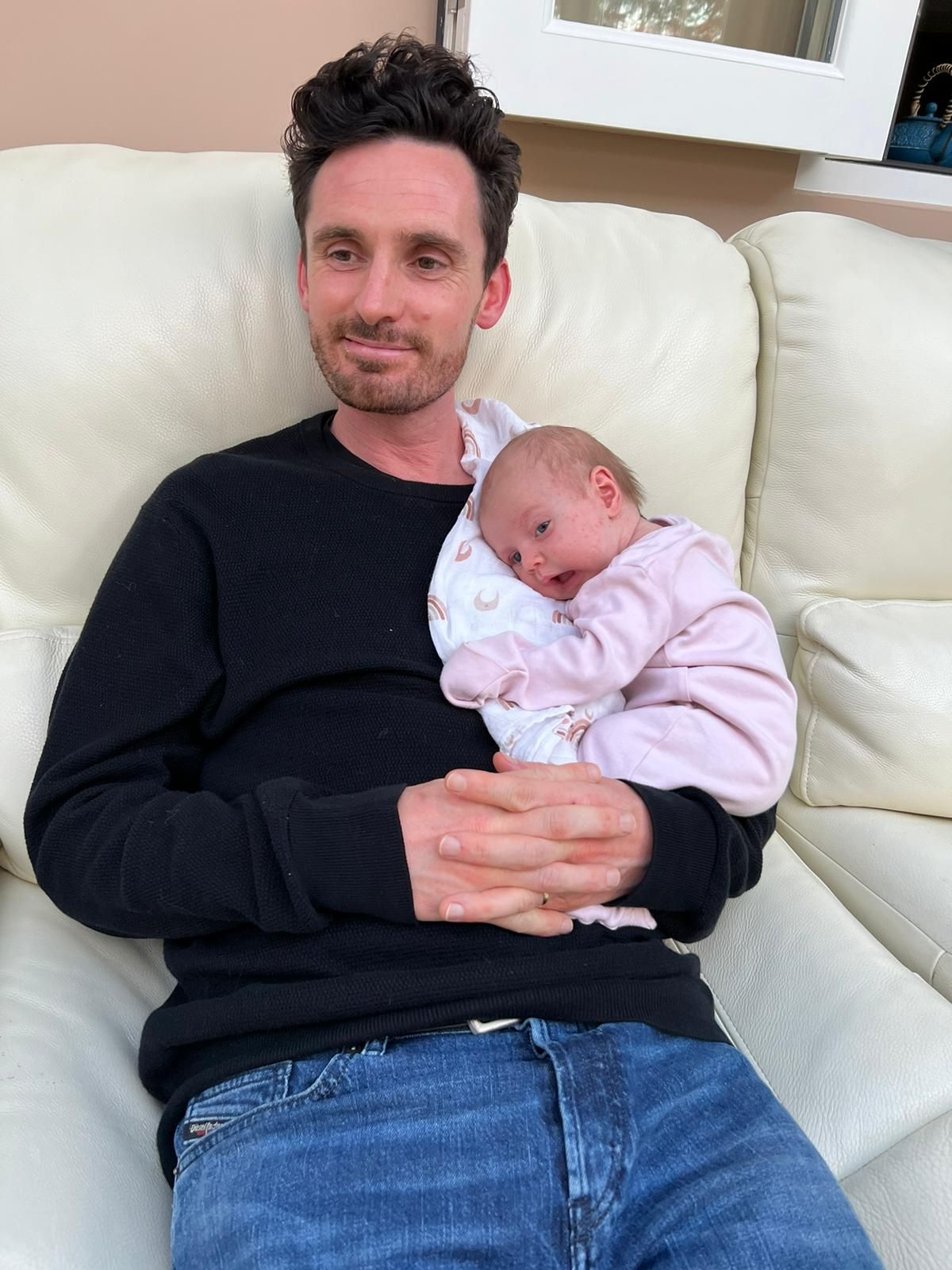 James Cottriall mit seiner Tochter Vienna