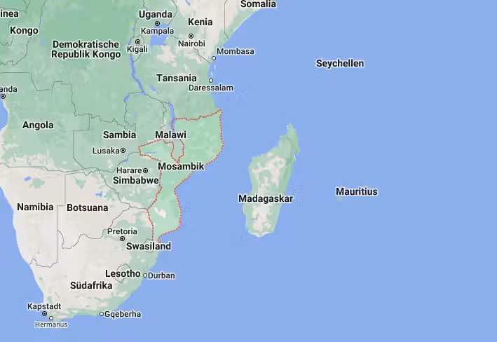 Vor der Küste Mosambiks ist ein Schiff gesunken, mindestens 90 Menschen sind dabei ums Leben gekommen.