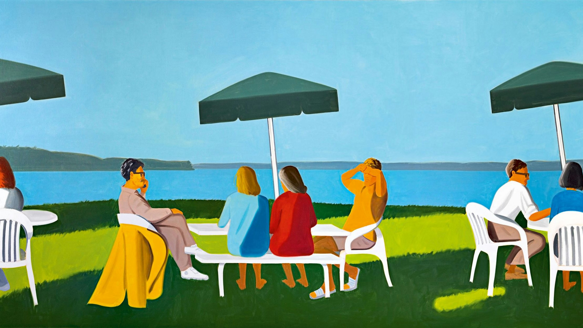 "Beach Stop" von Alex Katz, 2001