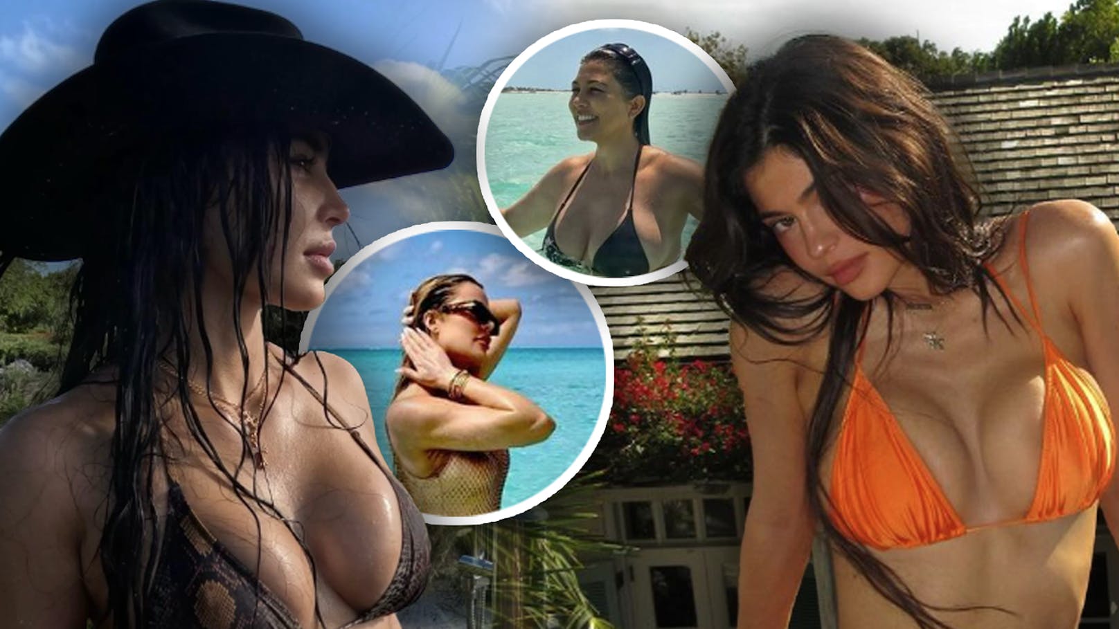 Kardashian-Schwestern liefern sich Nackt-Duell im Netz