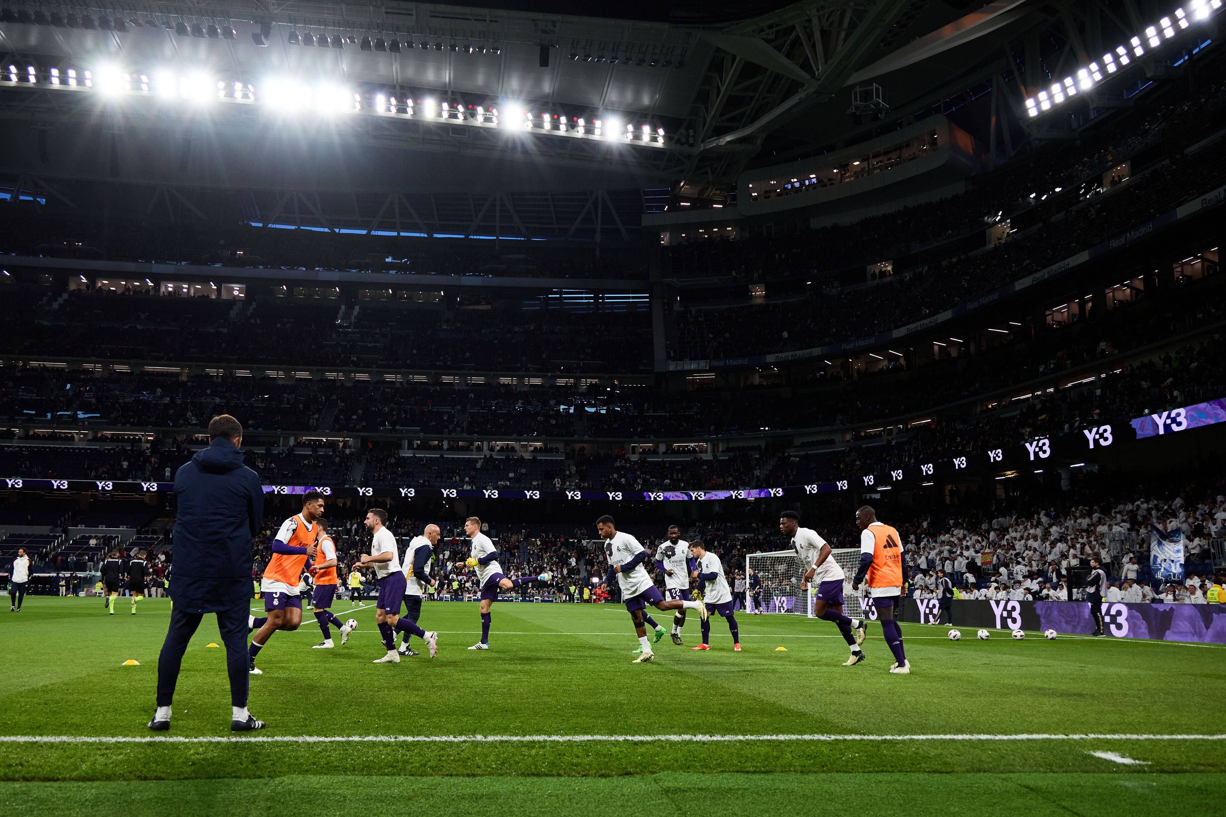 Das Santiago Bernabeu in Madrid wird Schauplatz des Viertelfinales von Real gegen Manchester City.
