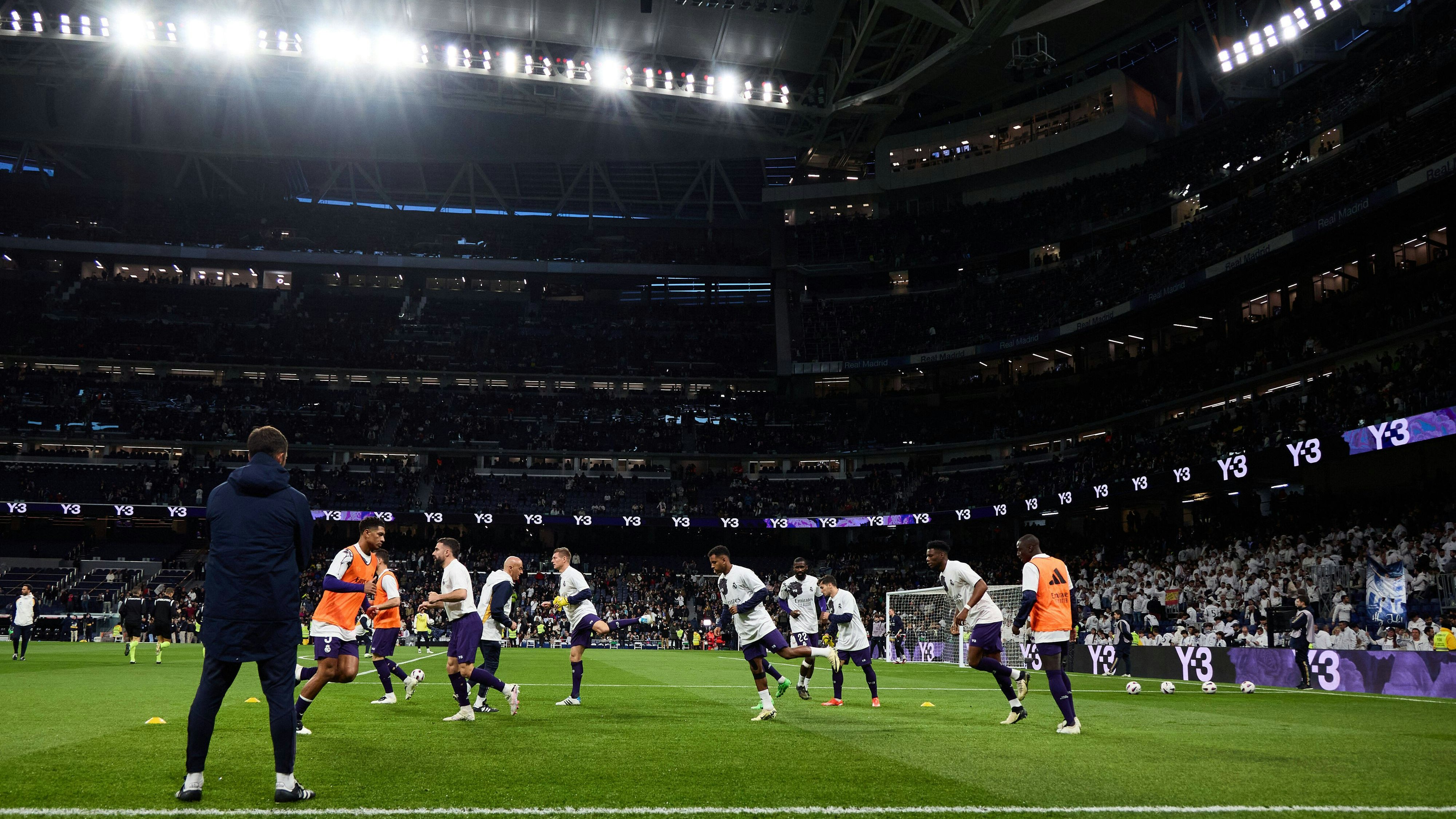 Das Santiago Bernabeu in Madrid wird Schauplatz des Viertelfinales von Real gegen Manchester City.
