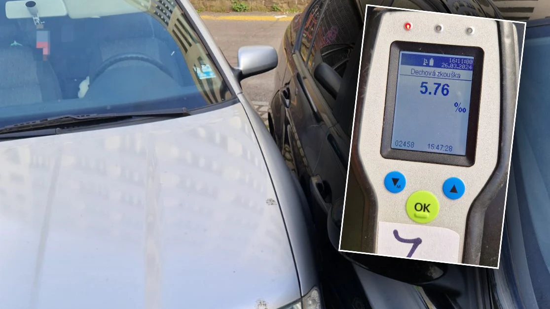 Die tschechische Polizei konnte die Autofahrerin stoppen. 