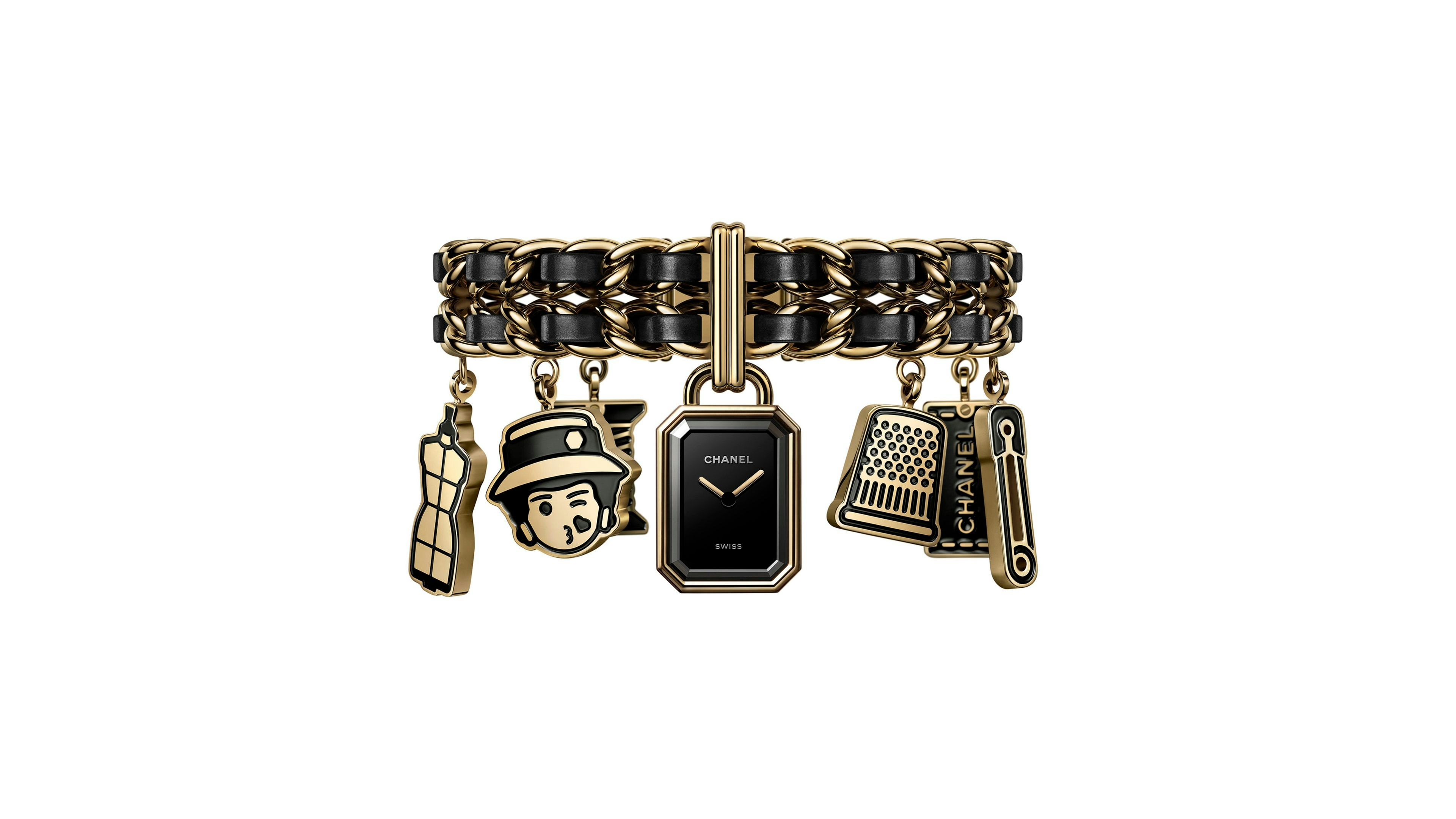 Chanel – eine Uhr als Charm an einem Armband