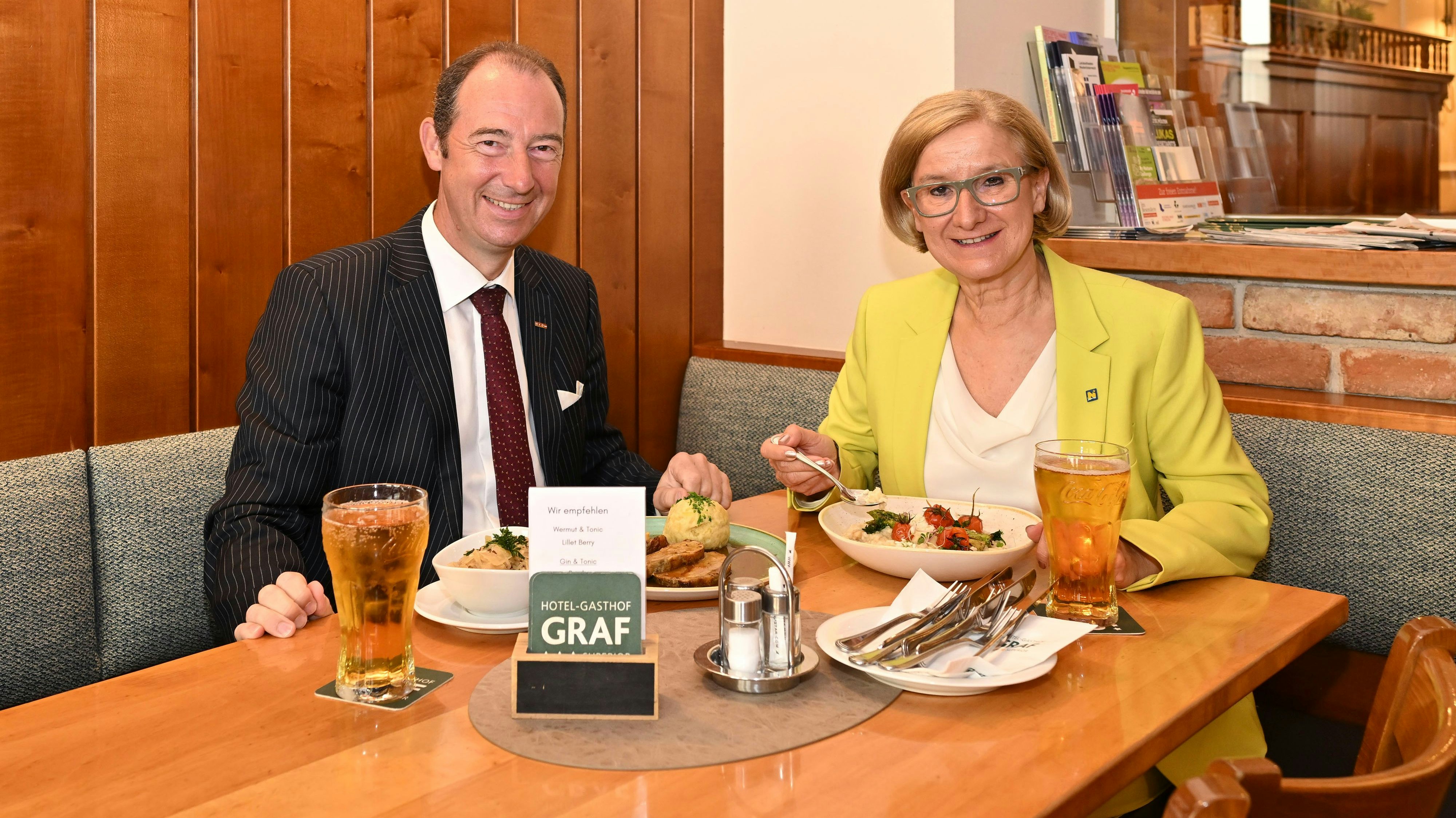 Im Hotel-Gasthof Graf präsentierte Landeshauptfrau Johanna Mikl-Leitner die Ergebnisse einer aktuellen Studie zum Wirtschaftsfaktor Tourismus in Niederösterreich.