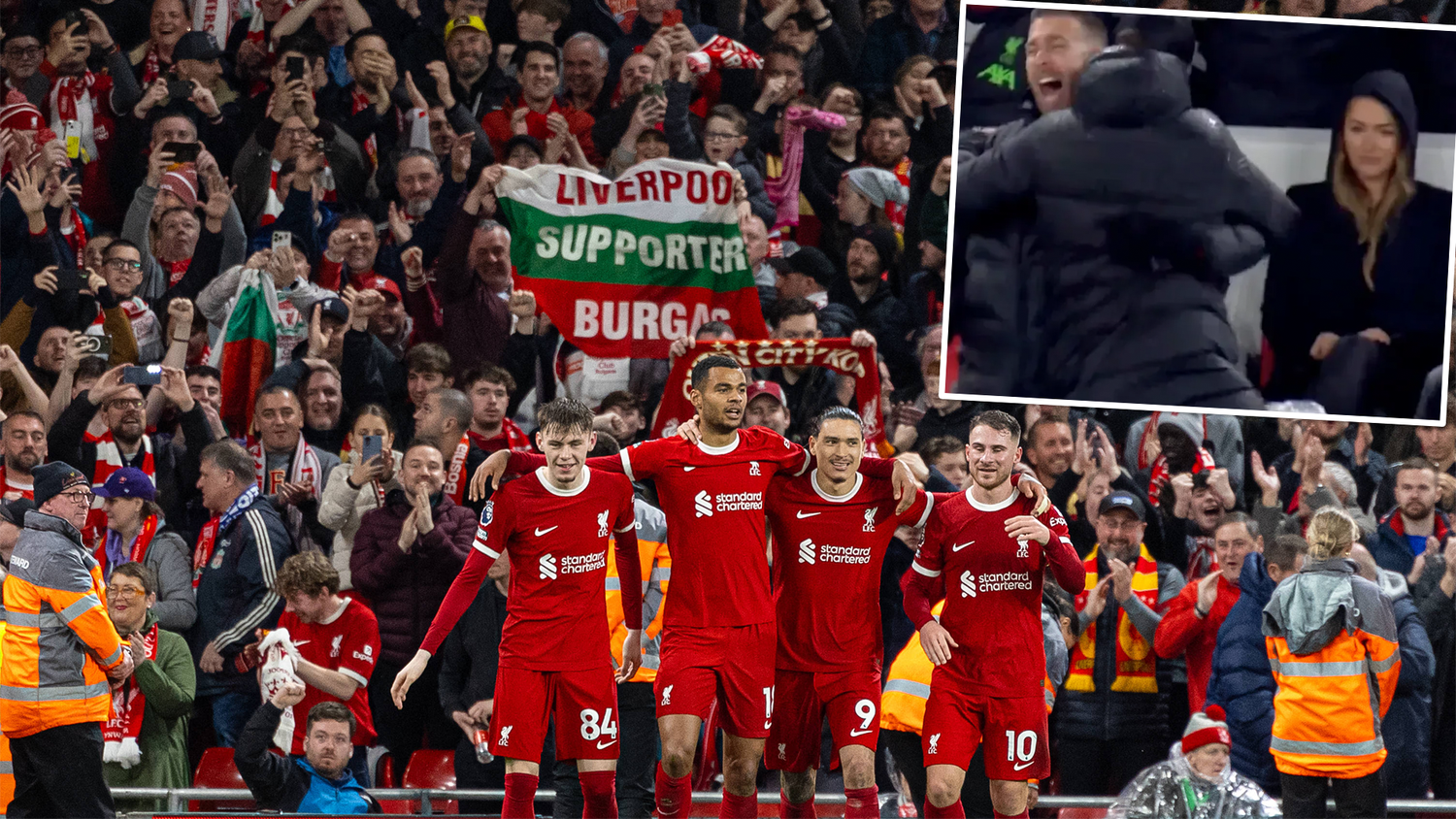 Liverpool jubelte über den 3:1-Sieg über Sheffield – Laura Woods war gar nicht nach Feiern zumute.
