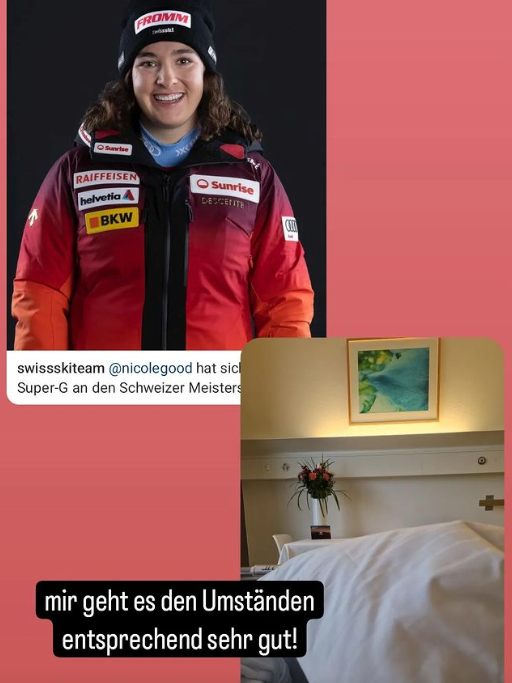 Auf Instagram meldete sich die Schweizerin bei ihren Fans.