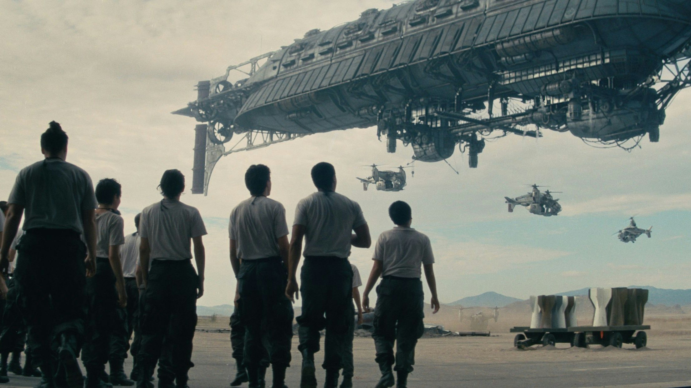 Brotherhood of Steel and Vertibirds in “Fallout”