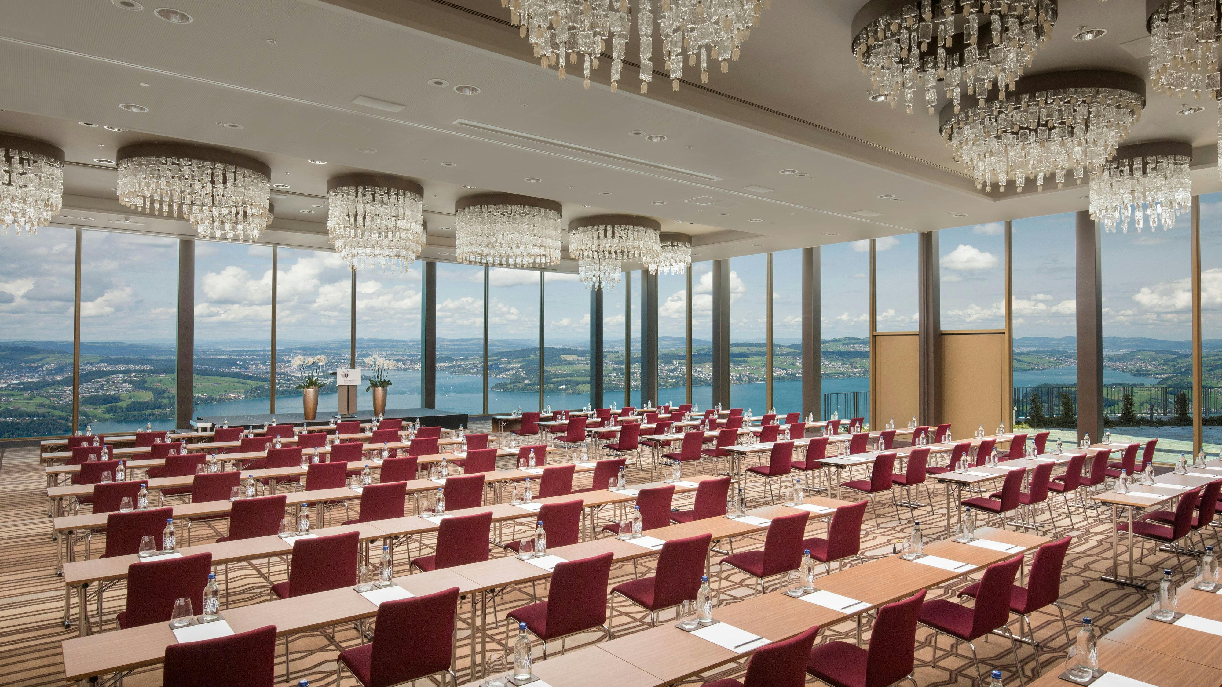 Einer der Meeting-Räume im unvergleichbaren Berg-Ambiente