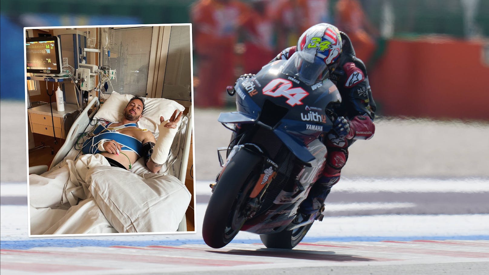 MotoGP-Star meldet sich nach schwerem Crash