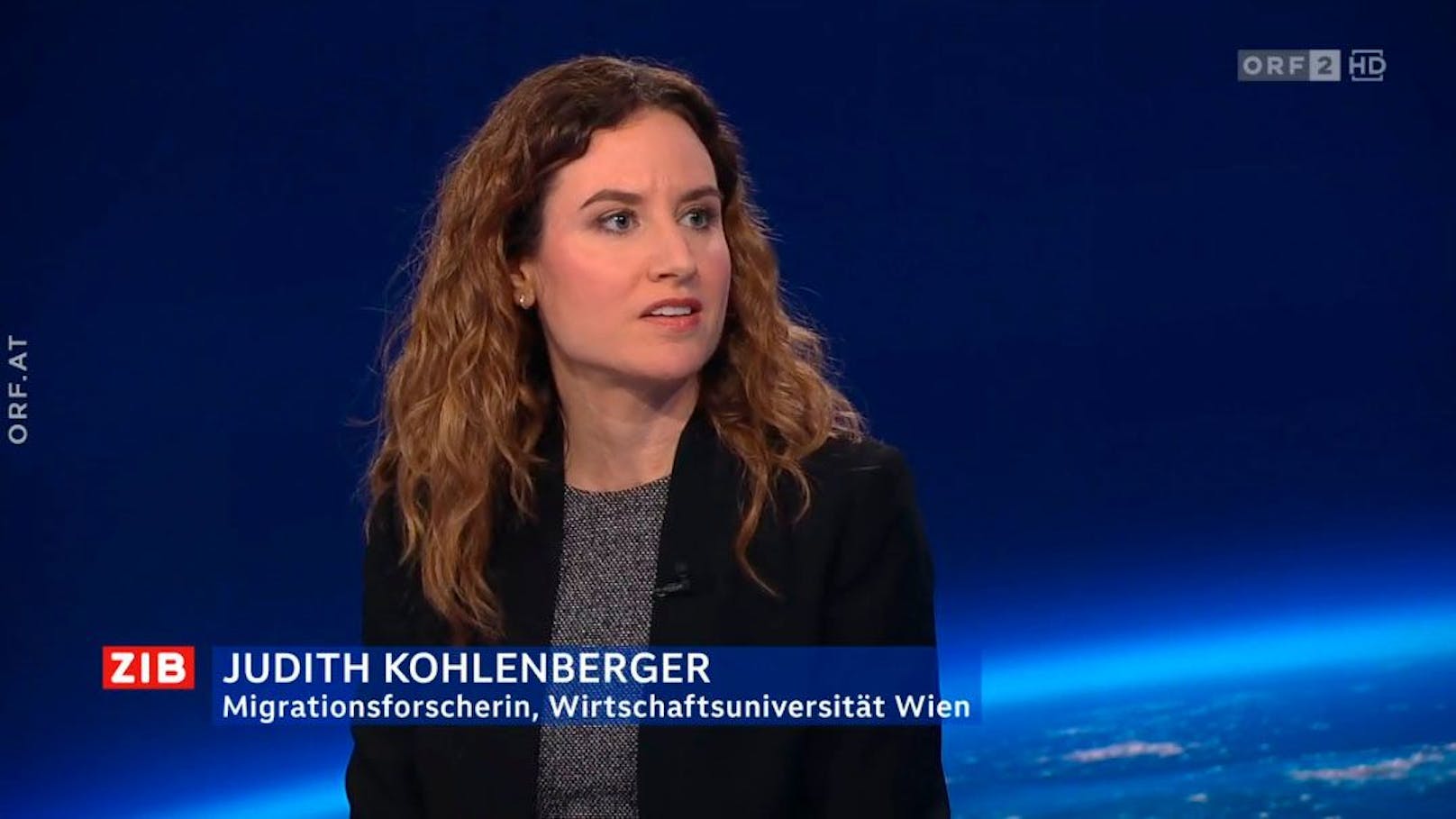 Die Wiener Migrationsforscherin Judith Kohlenberger zum neue EU-Migrationspakt am 10. April 2024 in der ZIB2 mit Armin Wolf.