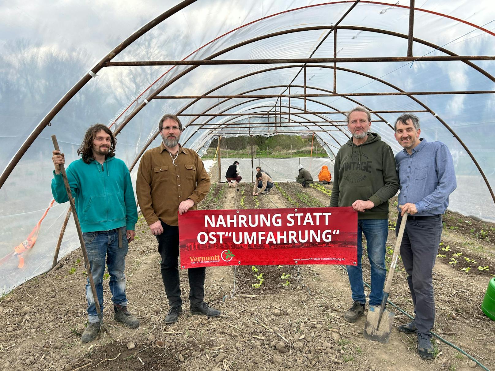 Land enteignet sieben Bauern für Bau von Umfahrung