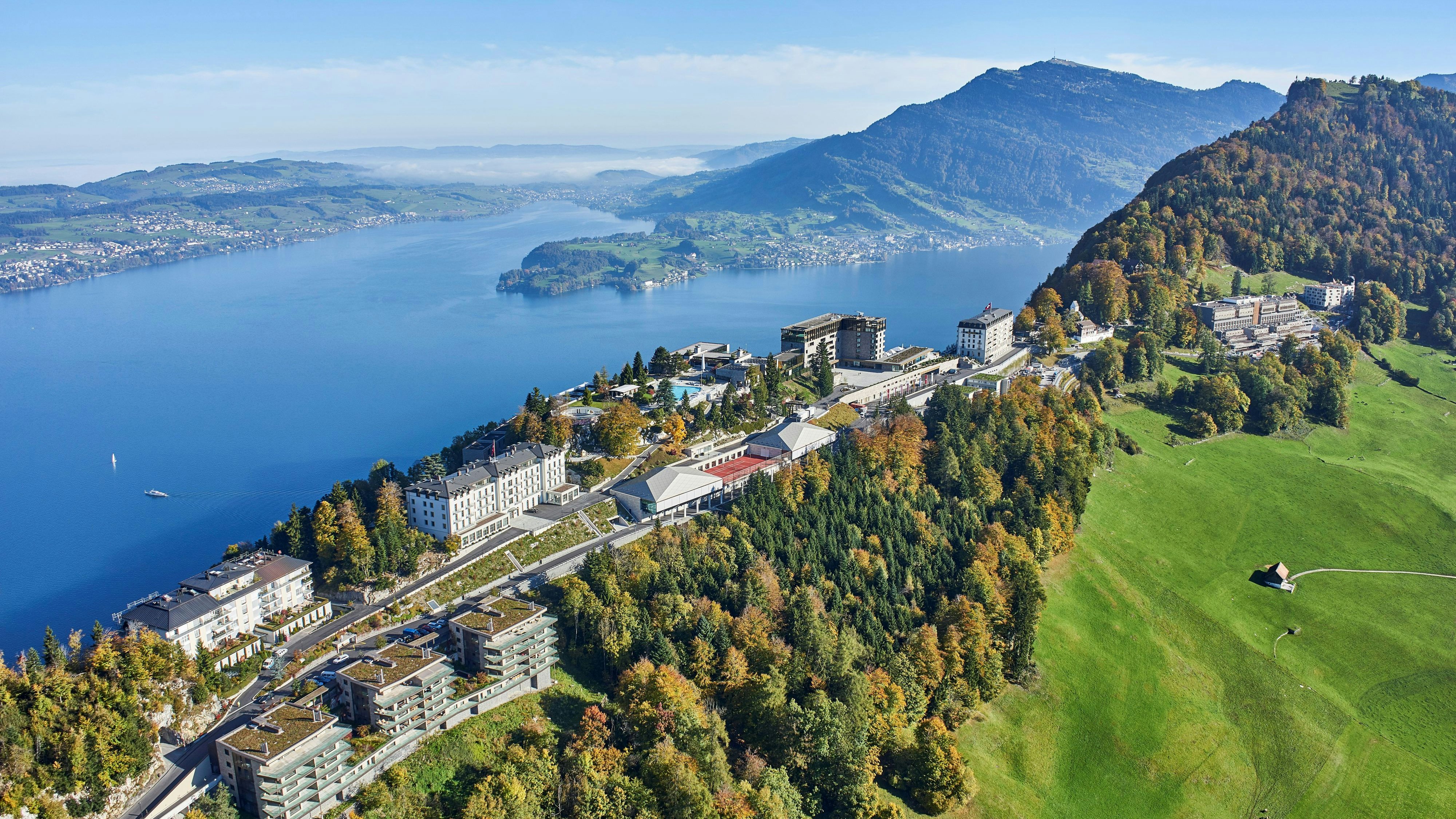 Der erste Hotelbau am Bürgenstock wurde bereits 1903 errichtet