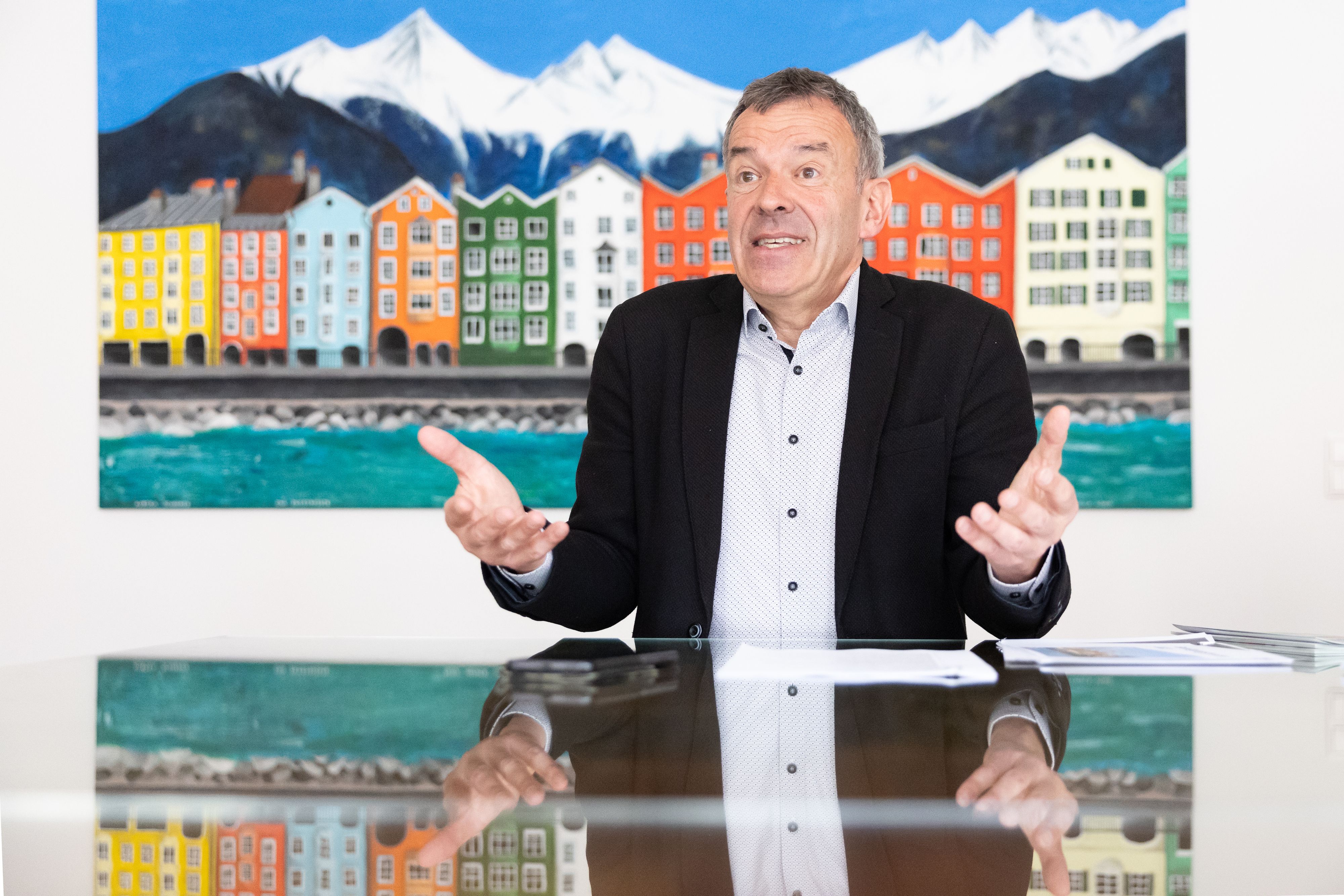 Innsbrucks Bürgermeister Georg Willi strebt eine weitere Amtszeit an.