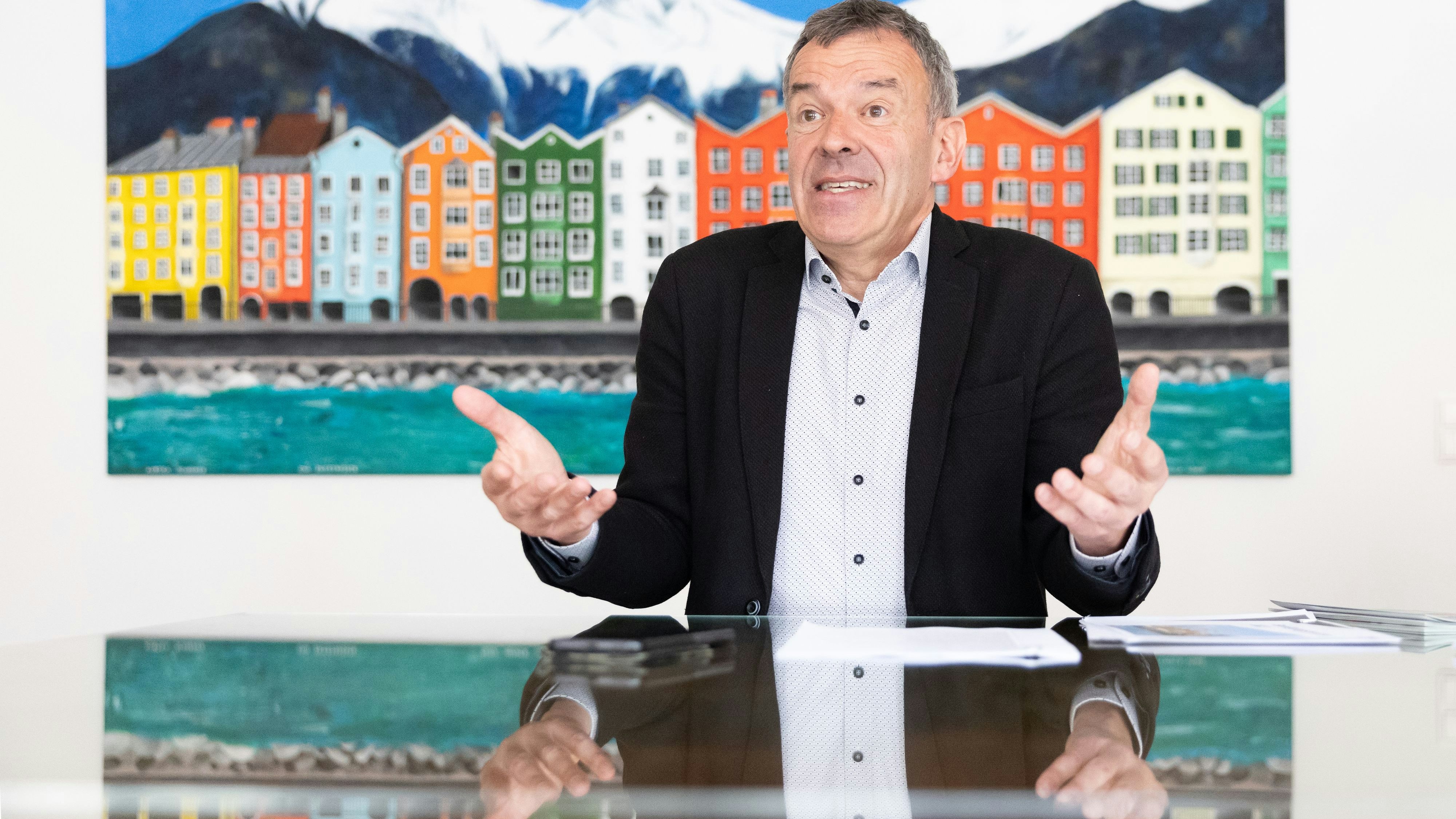 Innsbrucks Bürgermeister Georg Willi strebt eine weitere Amtszeit an.