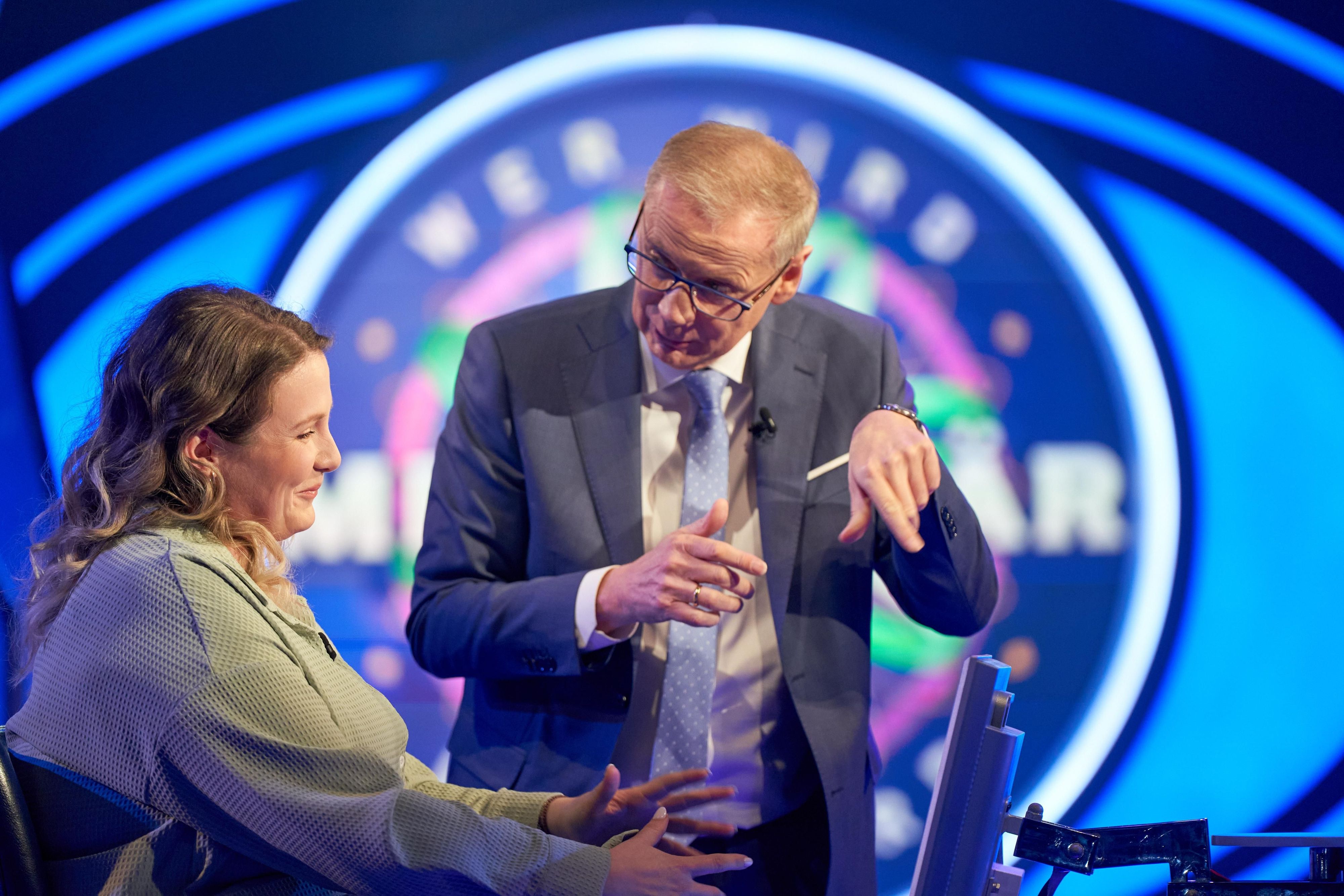 Kathrin Kontaris versuchte ihr Glück auf eine Million bei 