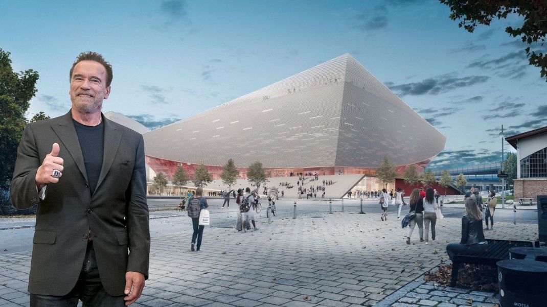 Neue Wien Holding Arena: Arnie könnte mit an Bord kommen. 