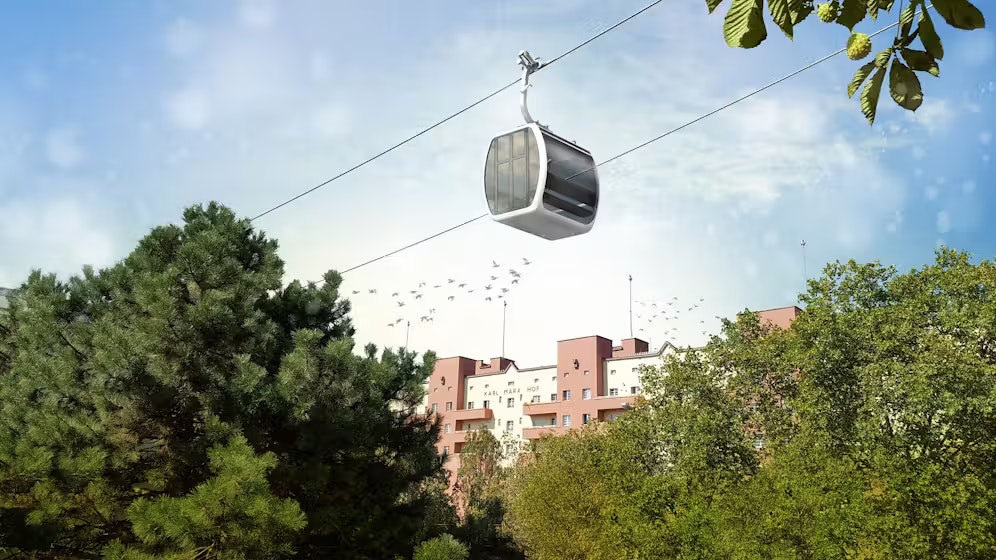 Die Seilbahn soll beim Marx-Hof in Döbling vorbeiführen.ZOOMVP.AT