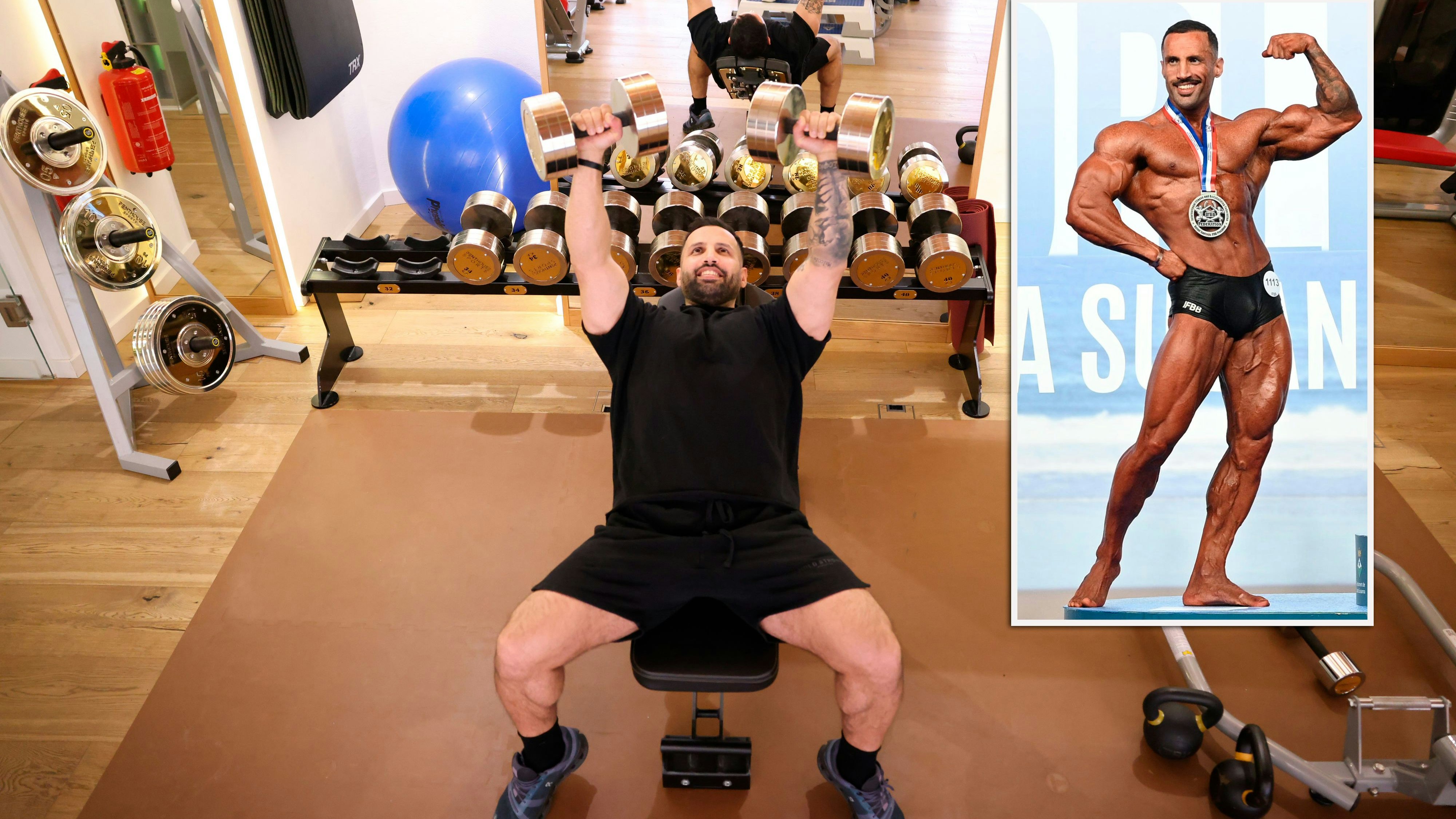 Personal-Trainer Najeeb Ander holte im Vorjahr den Weltmeistertitel im Bodybuilding für Österreich.