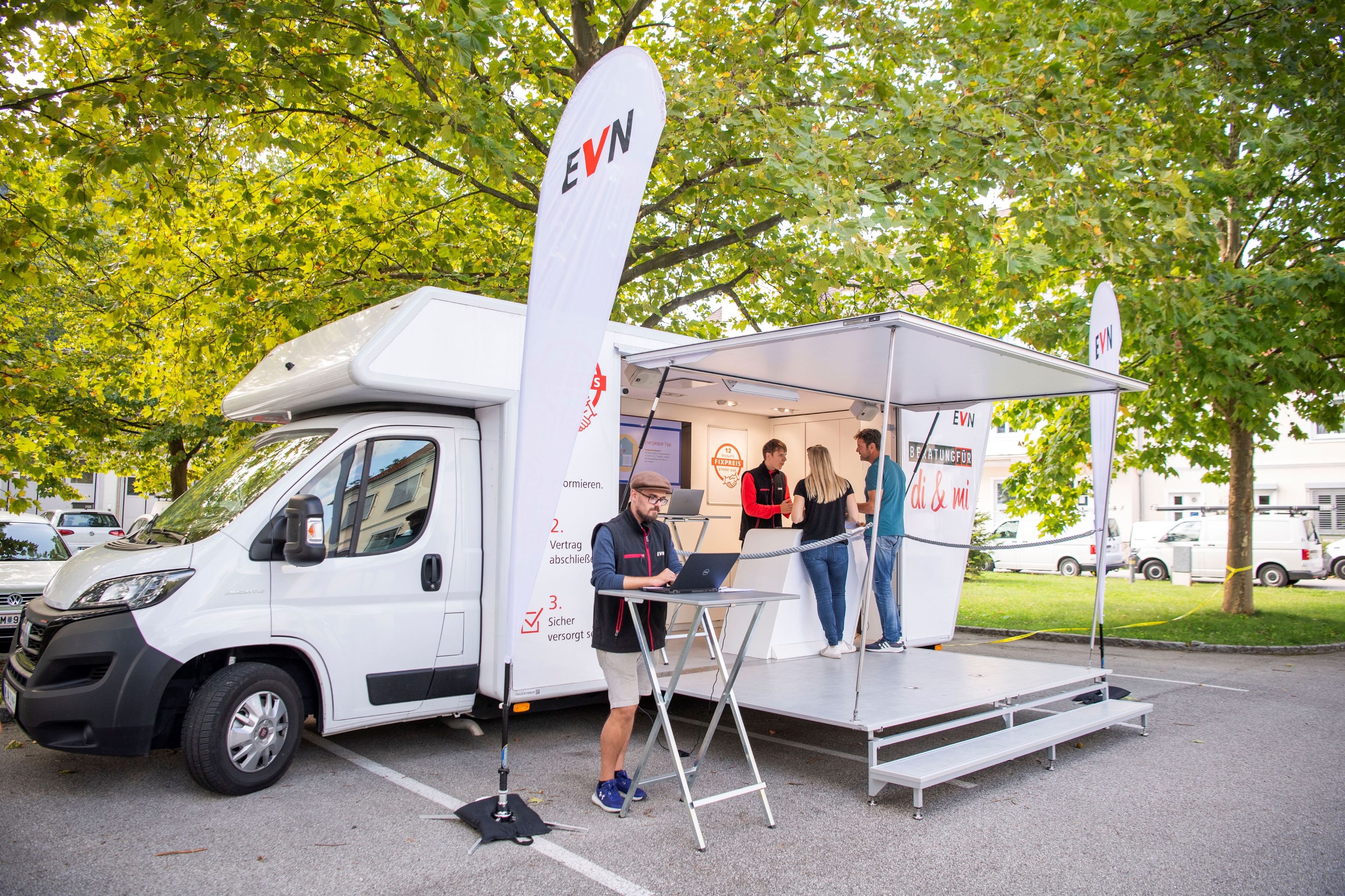Der EVN Info-Bus tourt wieder durch NÖ