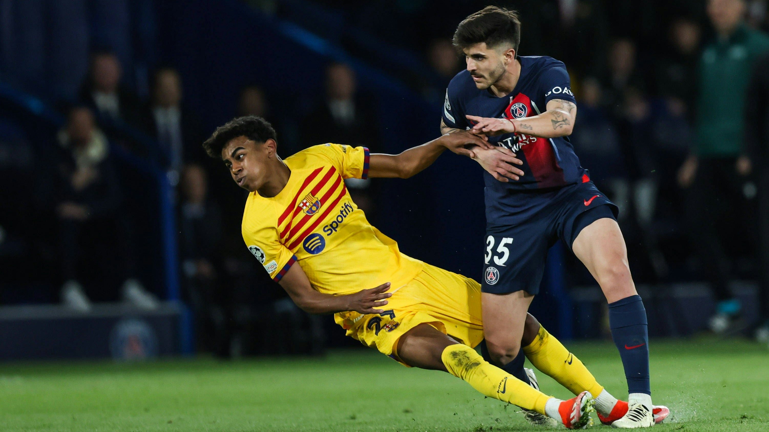 Lamine Yamal und Barca gewannen das Viertelfinal-Hinspiel gegen PSG mit 3:2.