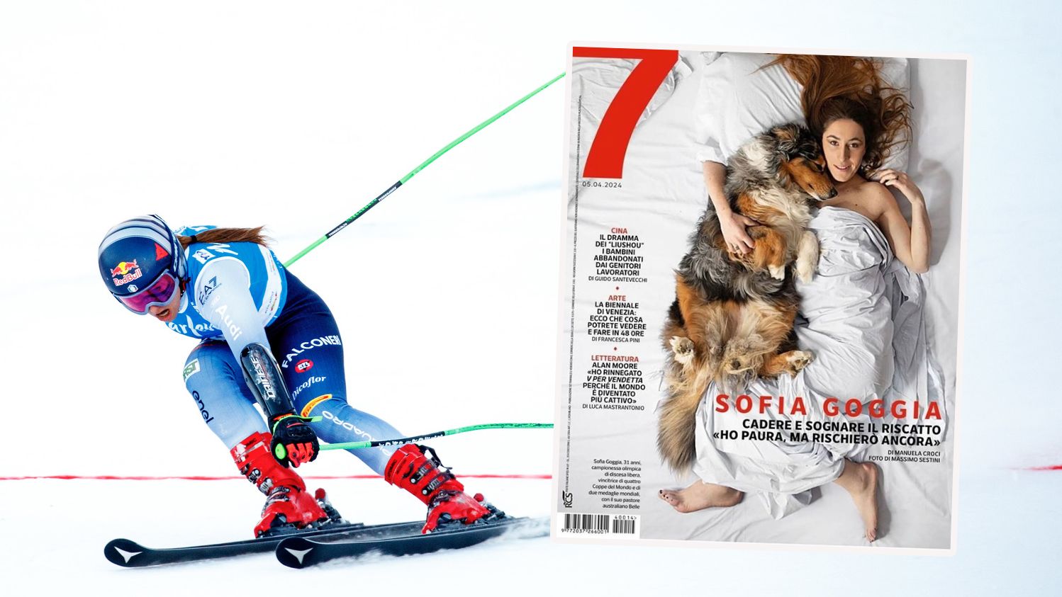 Sofia Goggia und ihre zwei 