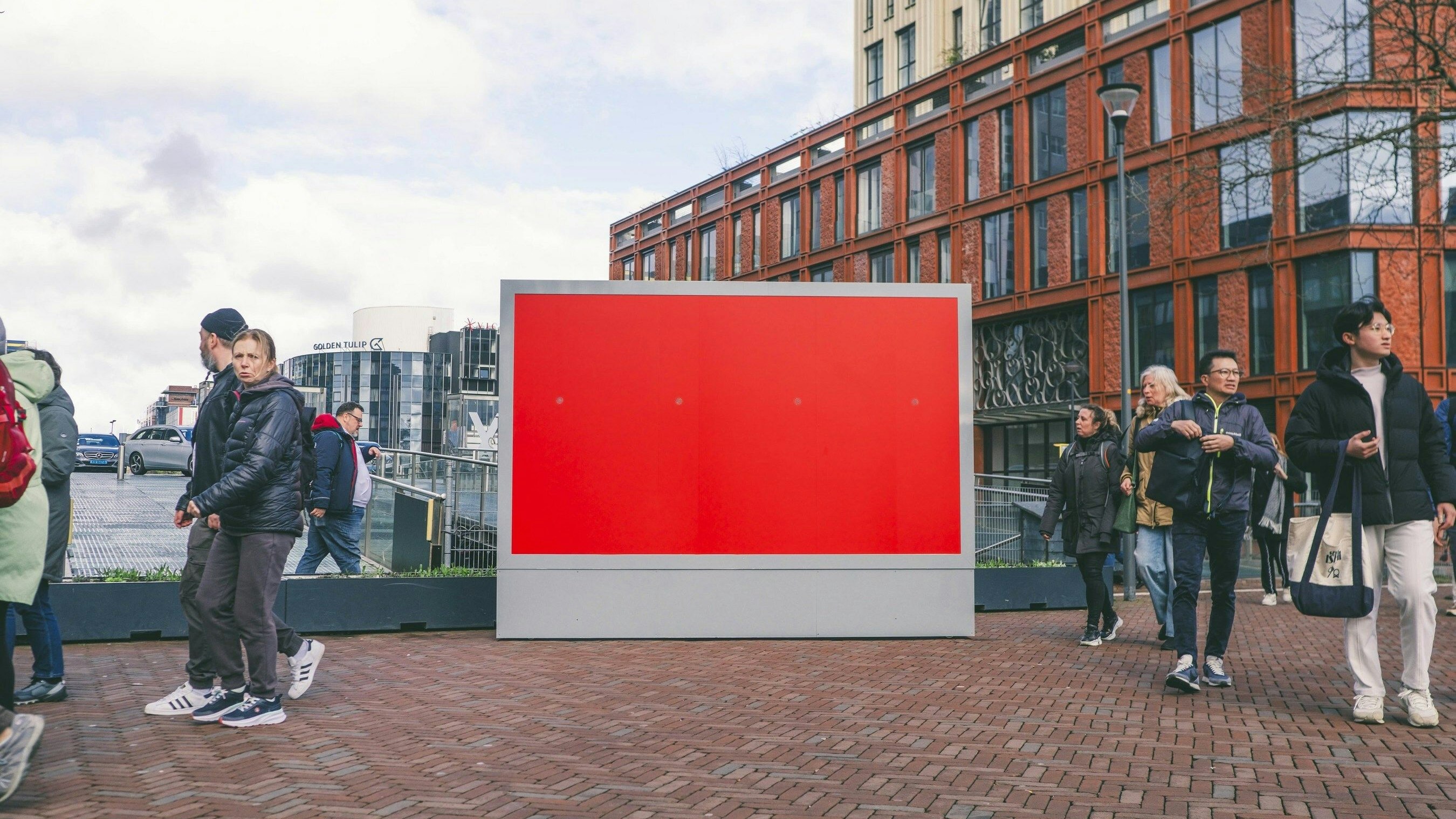 Smells Like McDonald's billboard in Leiden, The Netherlands