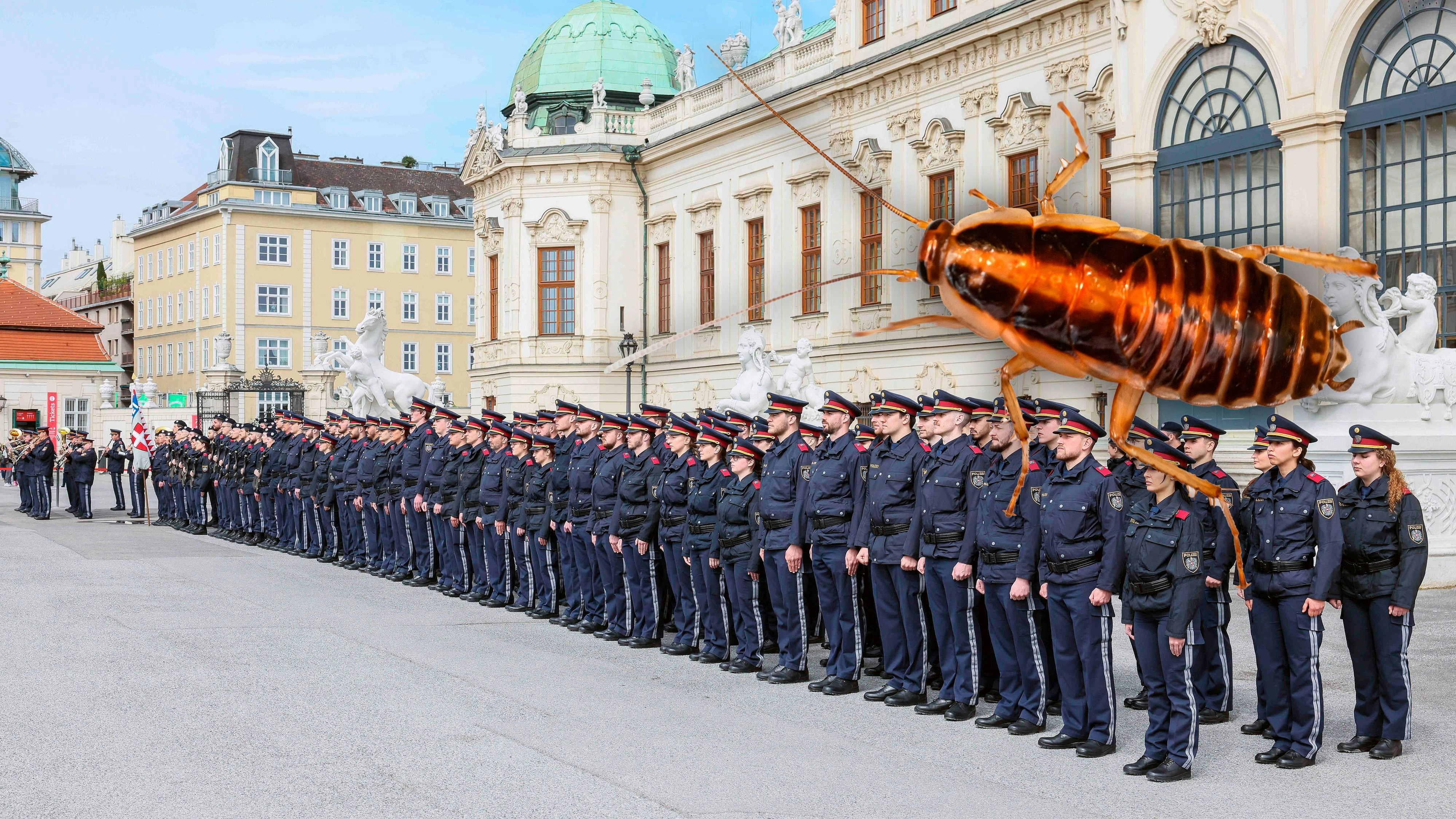 In der Marokkanerkaserne wurden Schaben gefunden.