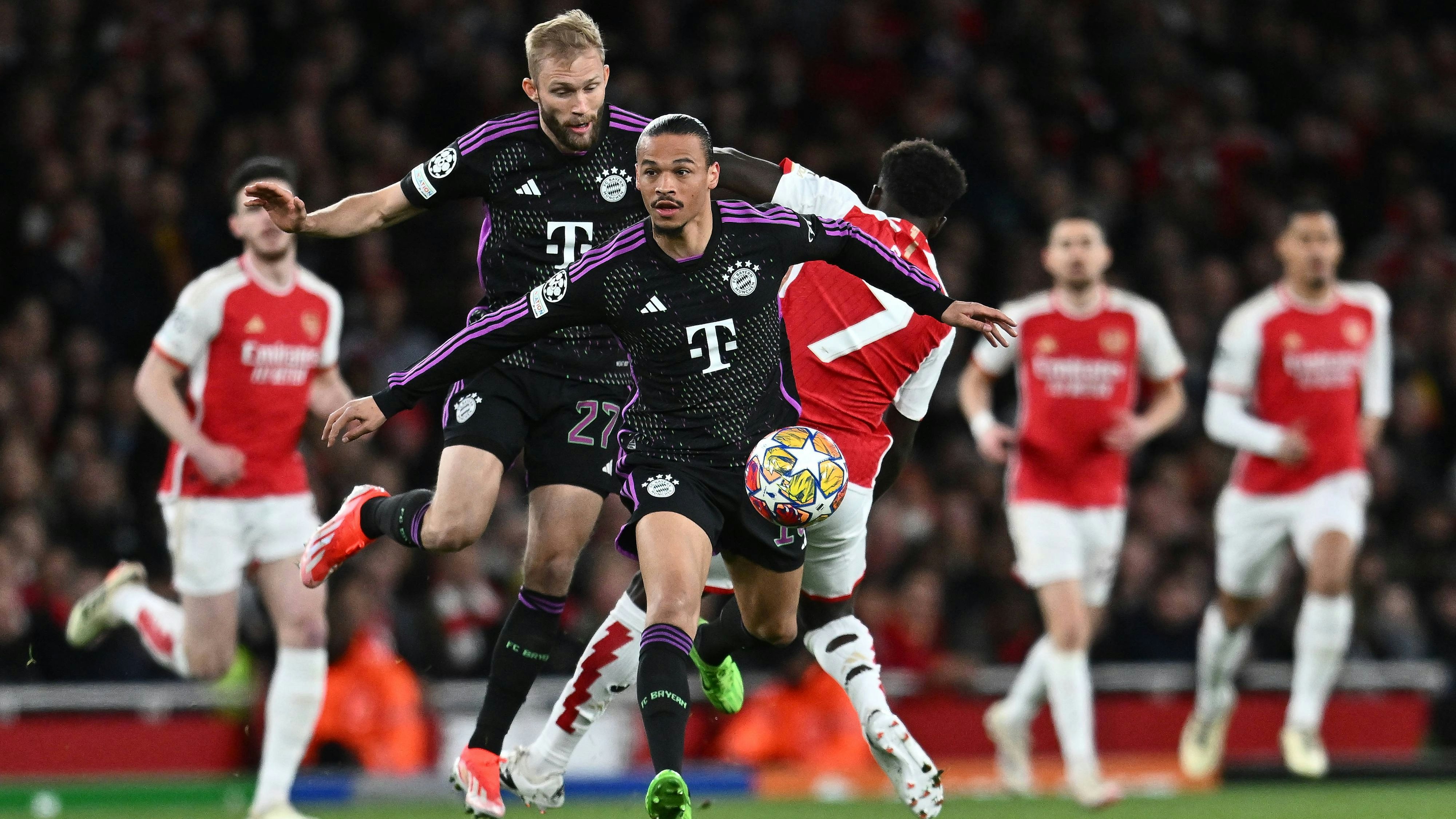Leroy Sane gegen Arsenal