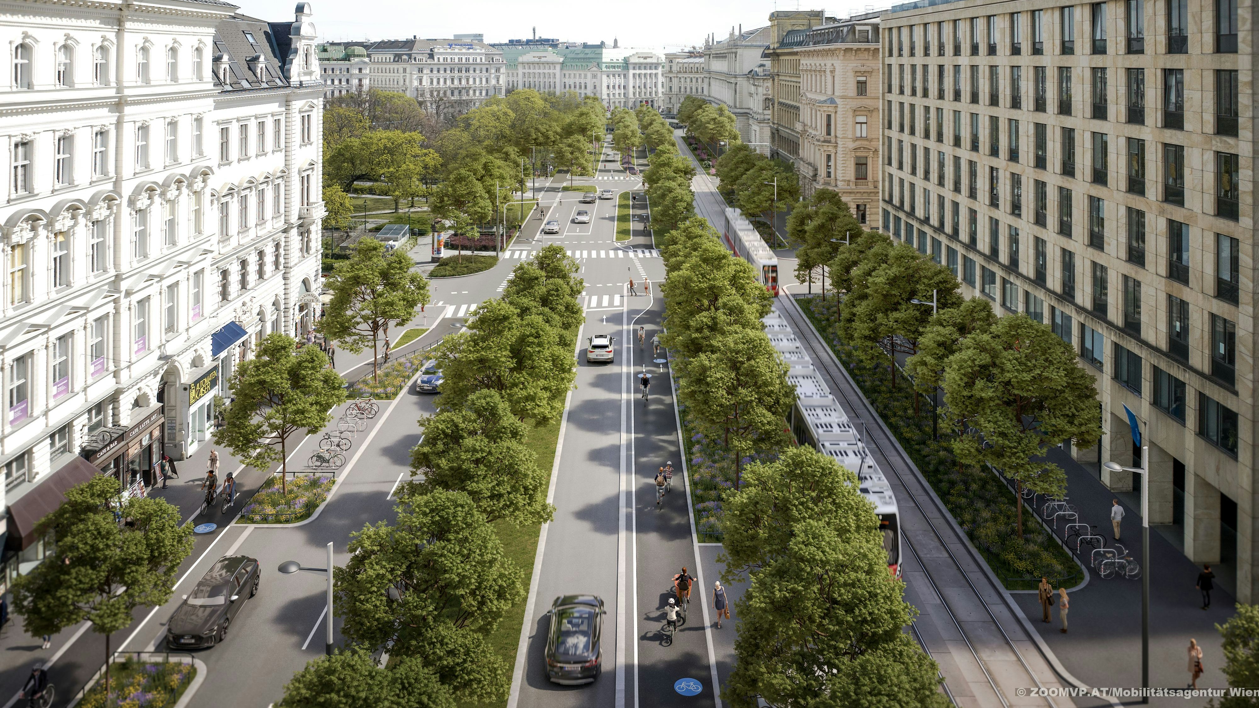 Visualisierung Universitätsstraße