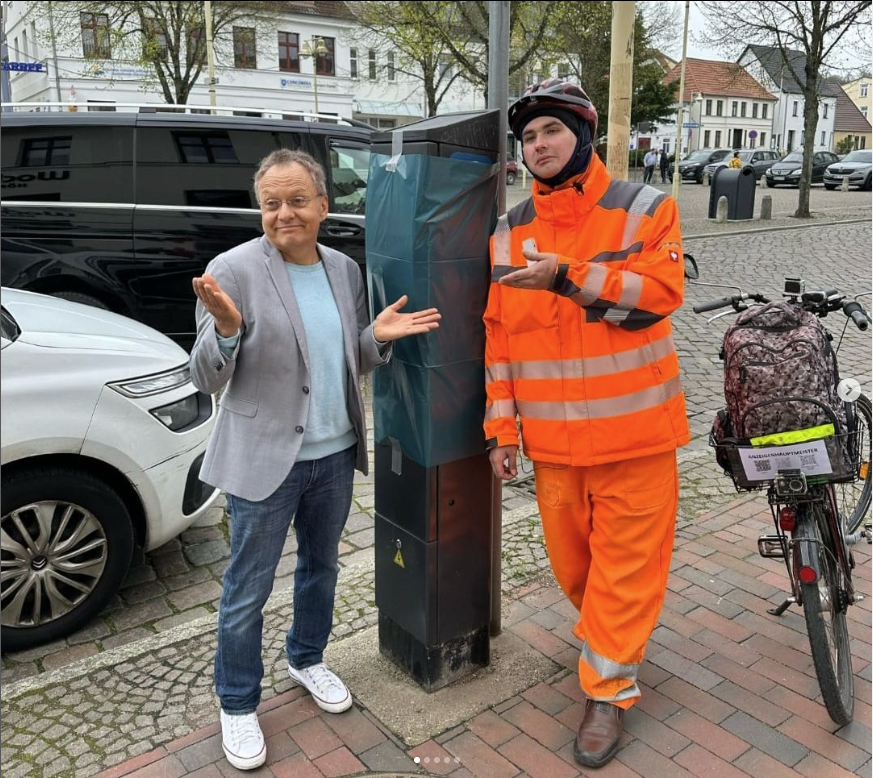 Zufall? Beim Besuch des 