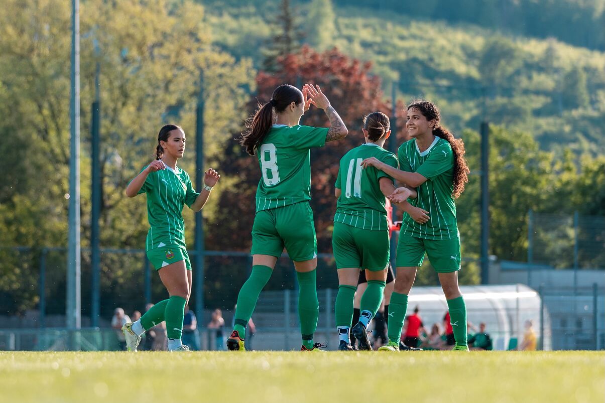 Jubel bei den Rapid-Frauen