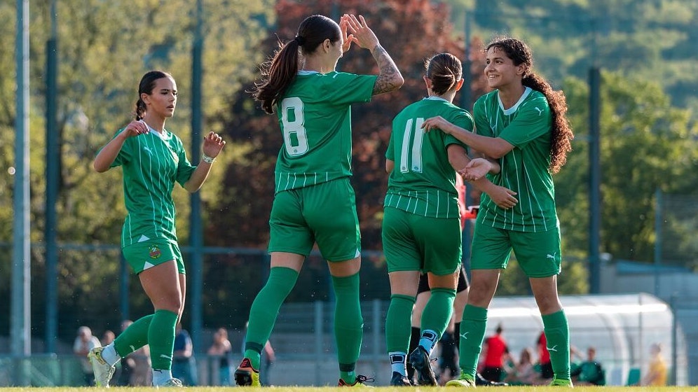 Jubel bei den Rapid-Frauen