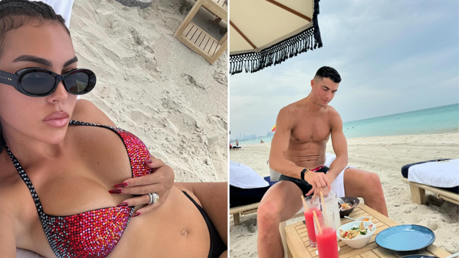 Nach dem Eklat im letzten Spiel urlaubt Cristiano Ronaldo in Abu Dhabi.