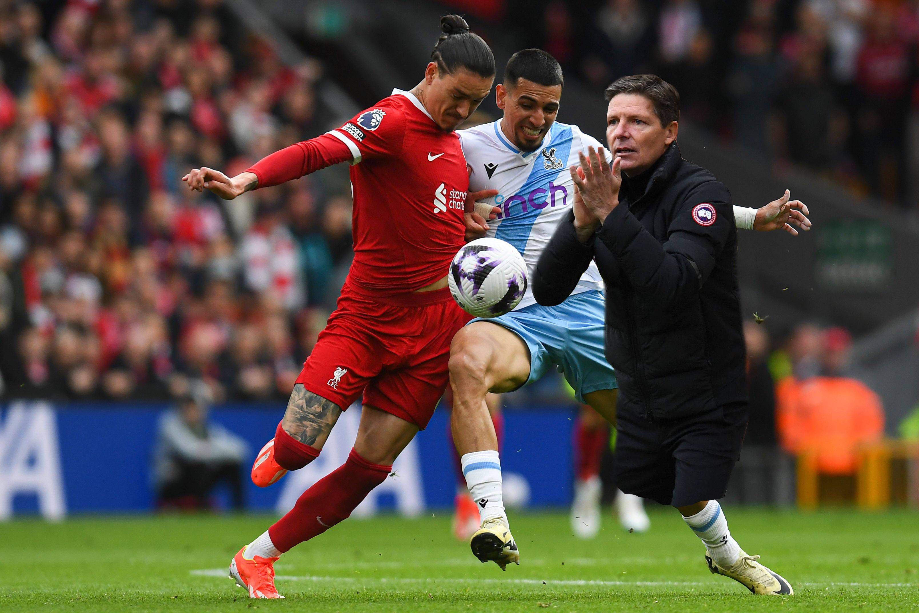 Glasner dirigierte Crytal Palace zum Sieg an der Anfield Road.