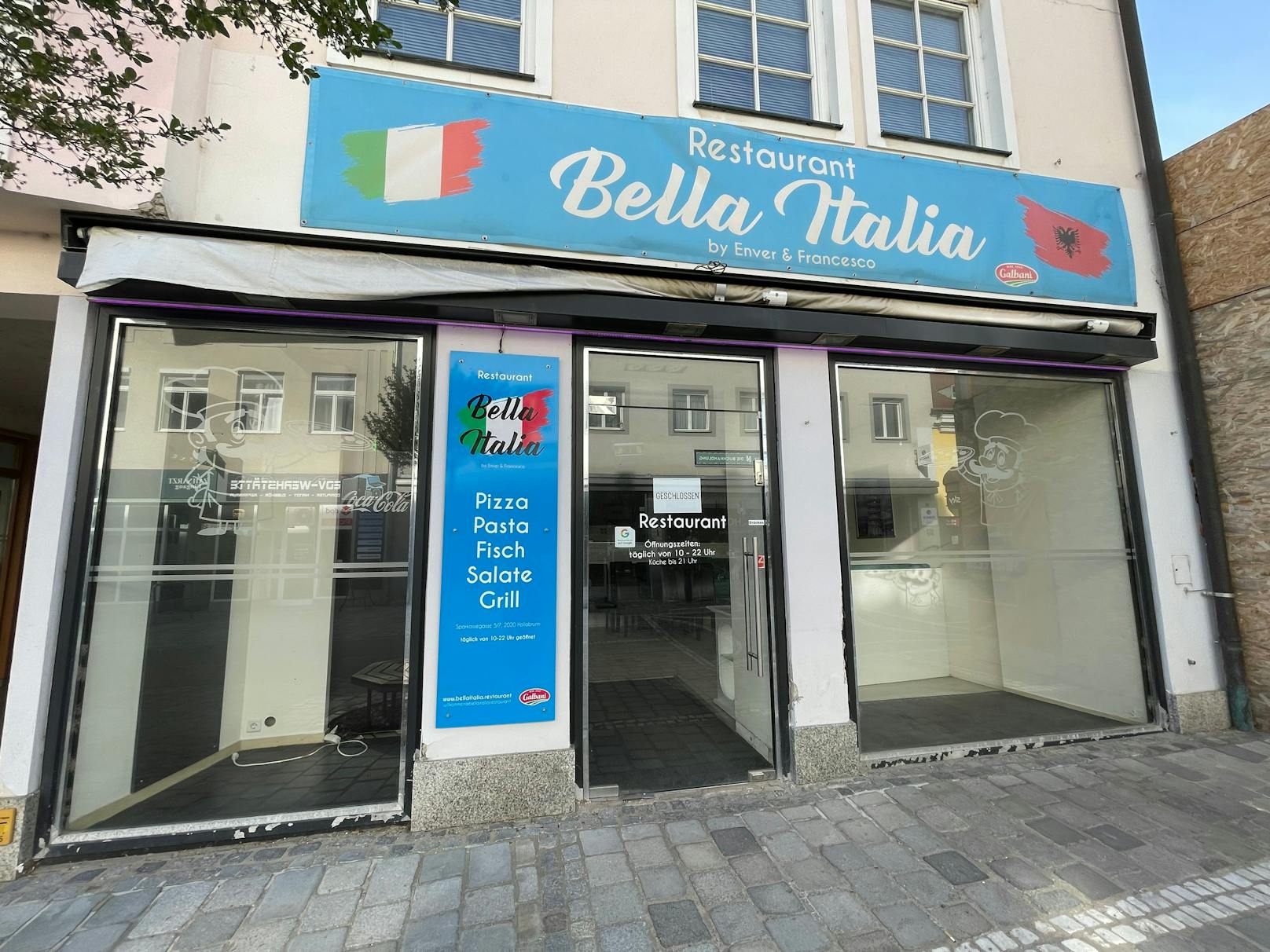 Die Pizzeria "Bella Italia" musste wegen der Schäden am Gebäude zusperren.