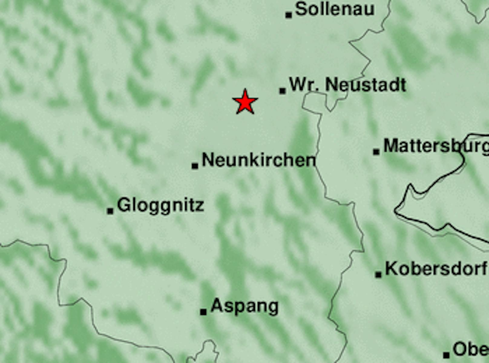 Stärke 3,3! Spürbares Erdbeben im Raum Wr. Neustadt