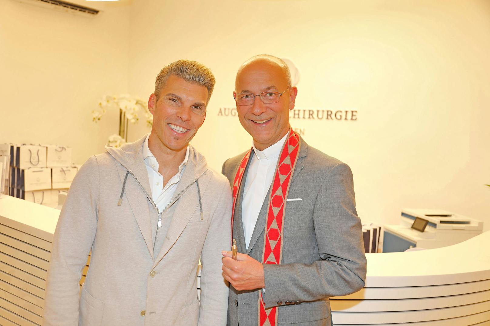 Unternehmer Florian Gschwandtner mit Toni Faber